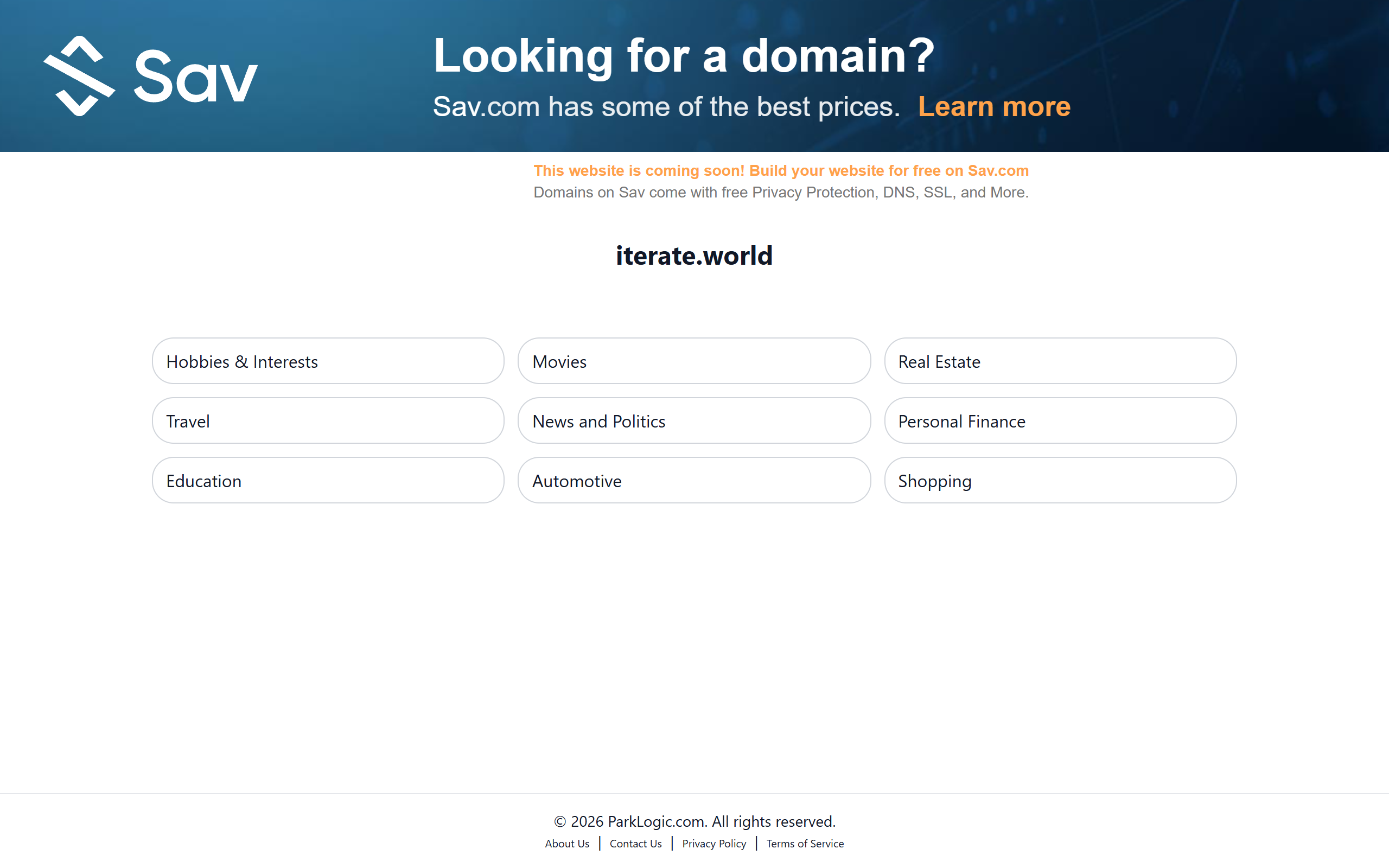 Iterate.World screenshot