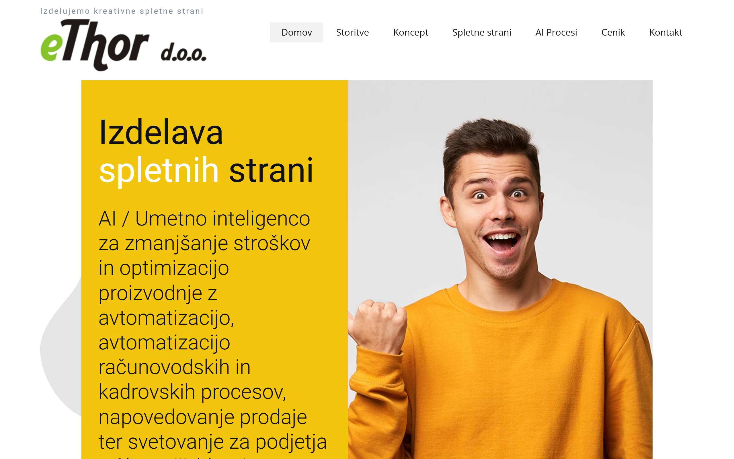 Izdelava spletnih strani  in trgovin screenshot