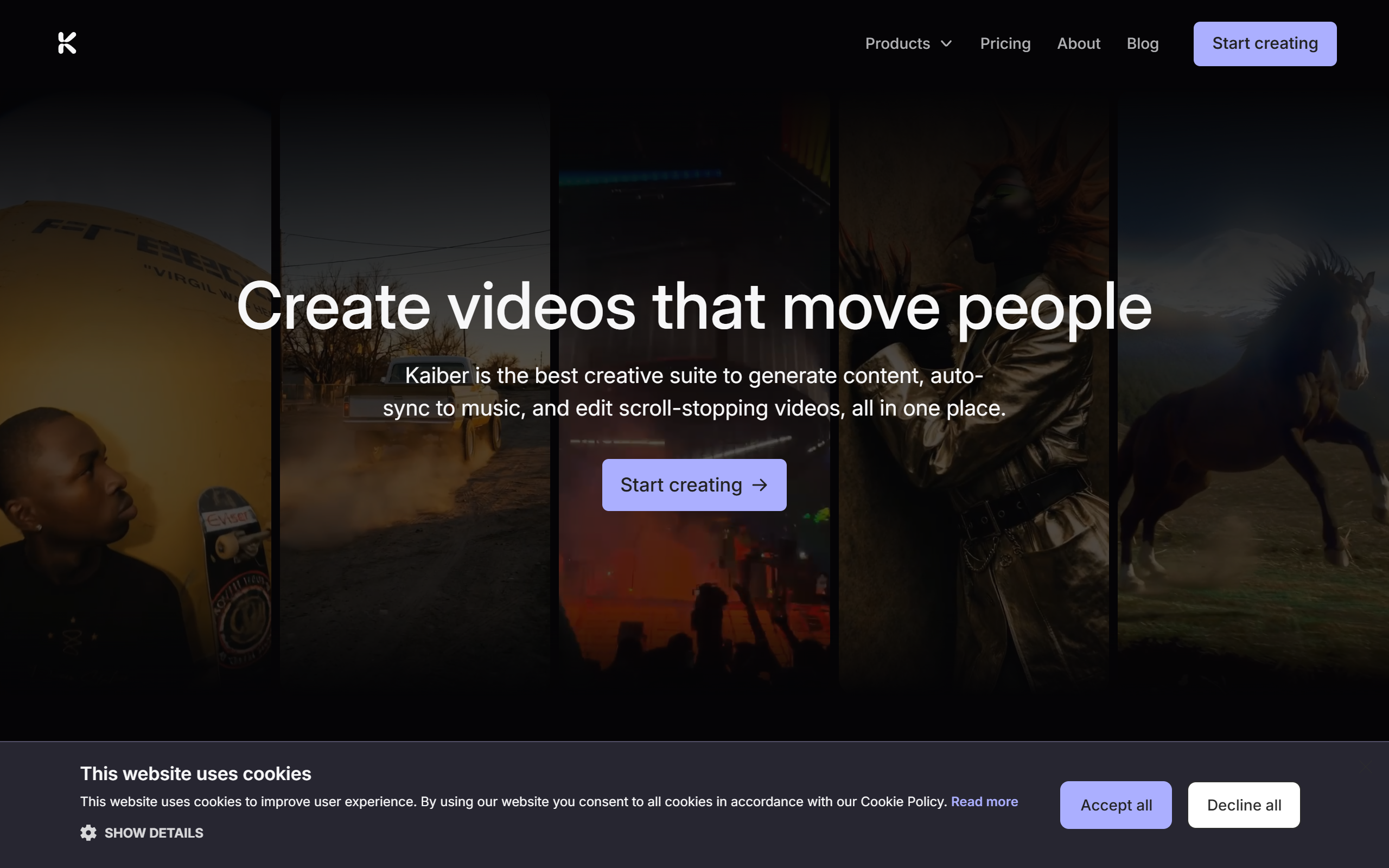 Kaiber.ai screenshot