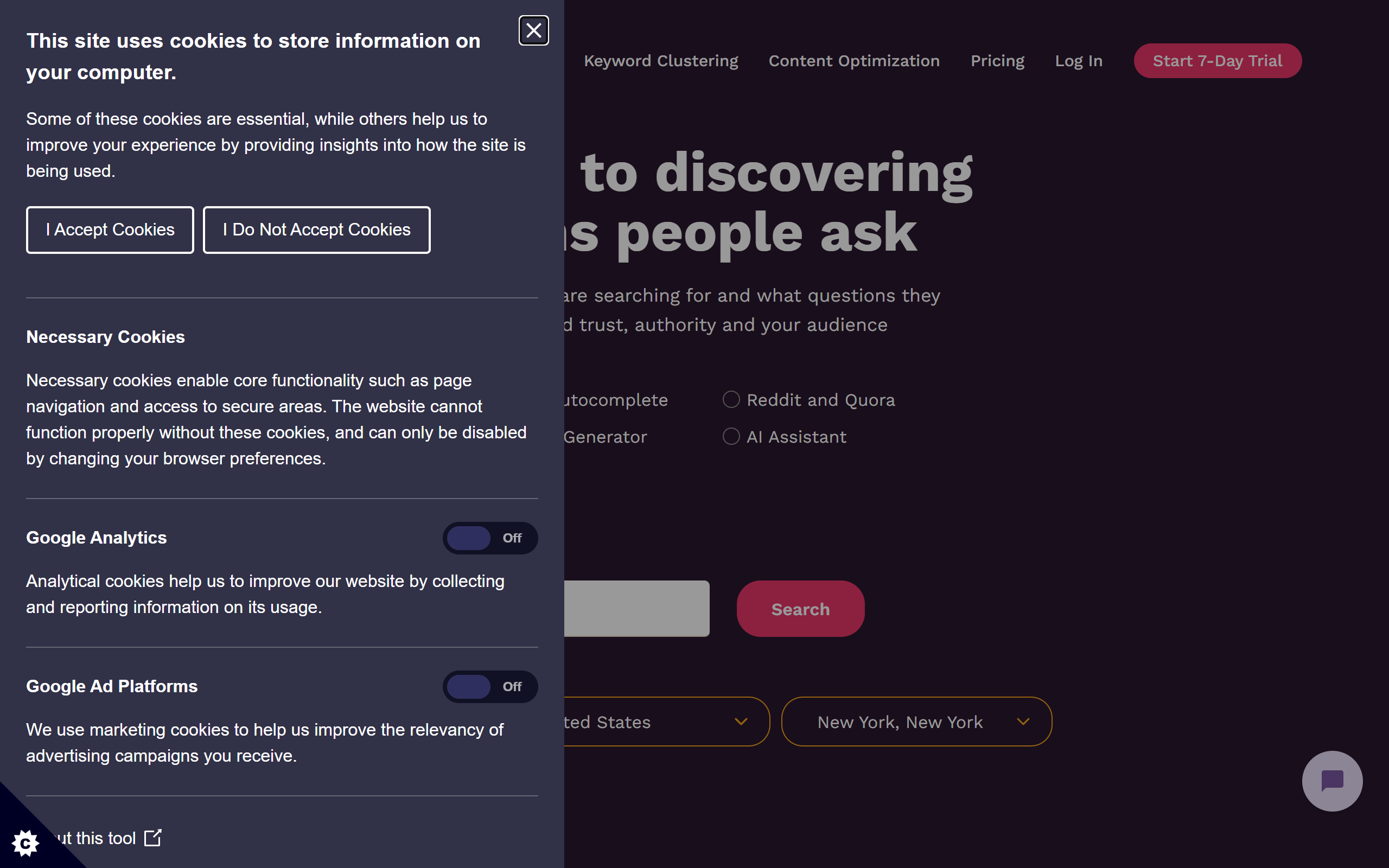 KeywordsPeopleUse screenshot