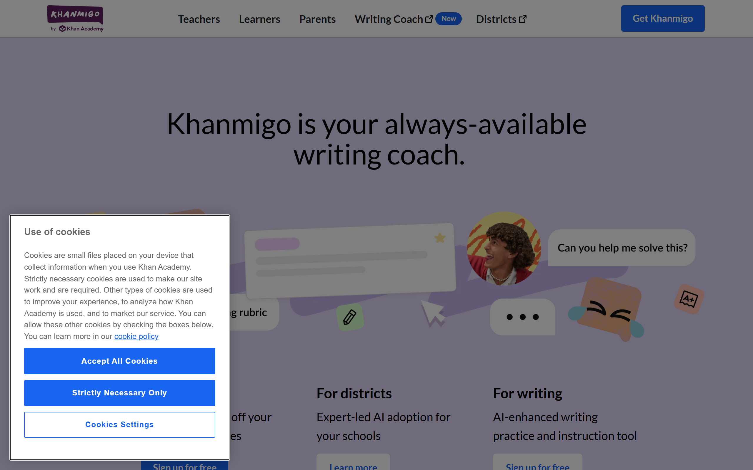 Khanmigo screenshot