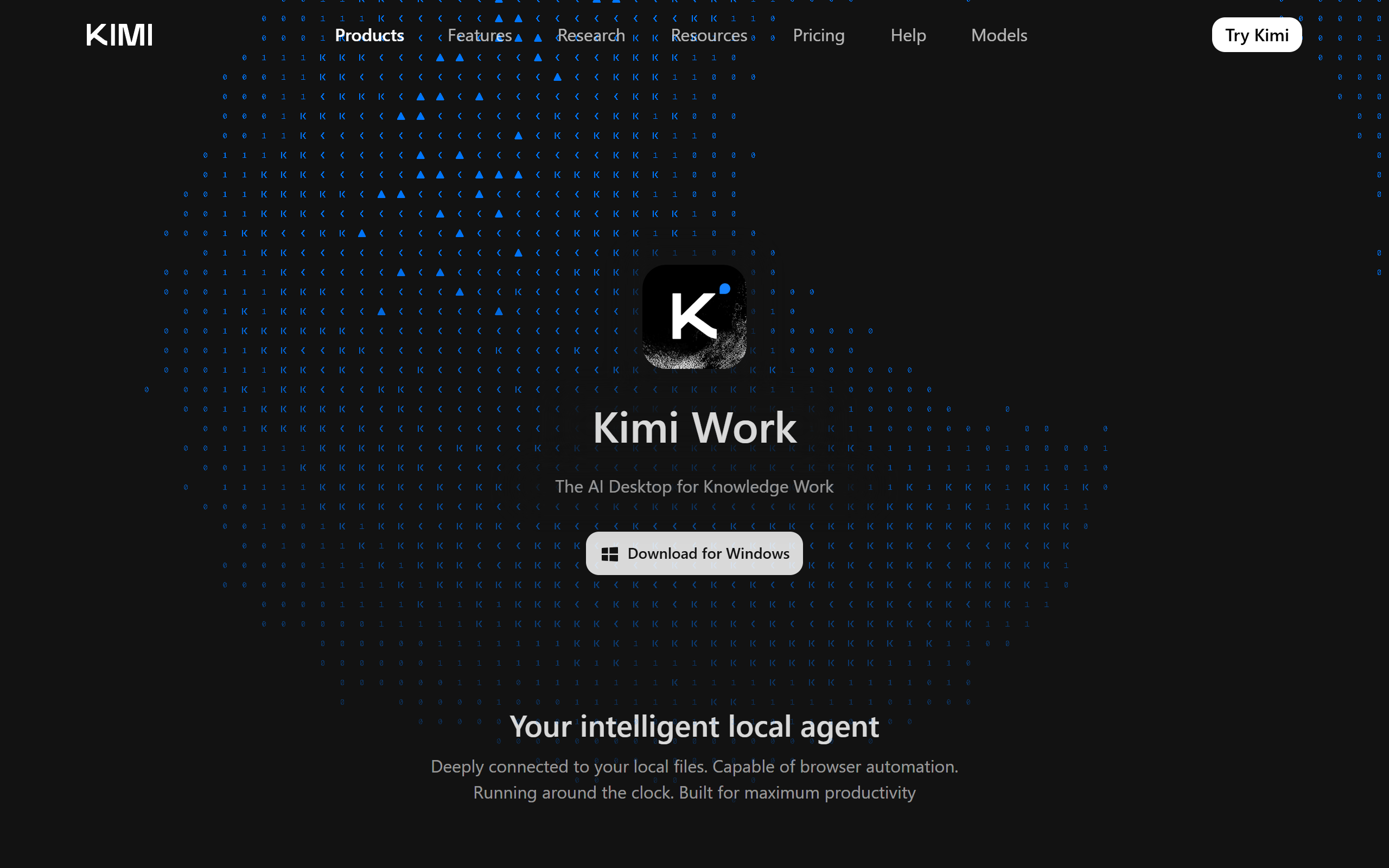 Kimi Work screenshot