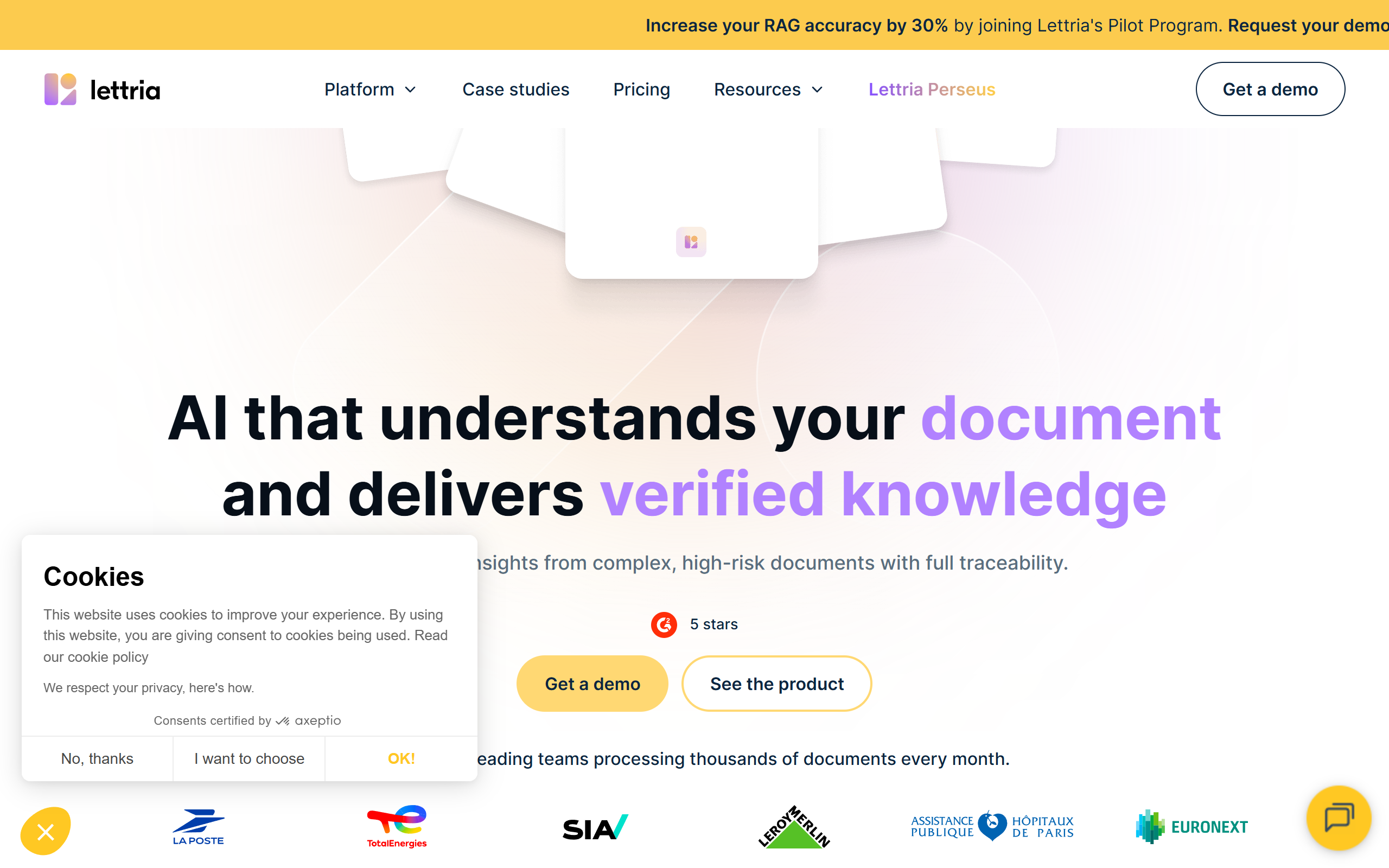 Lettria screenshot