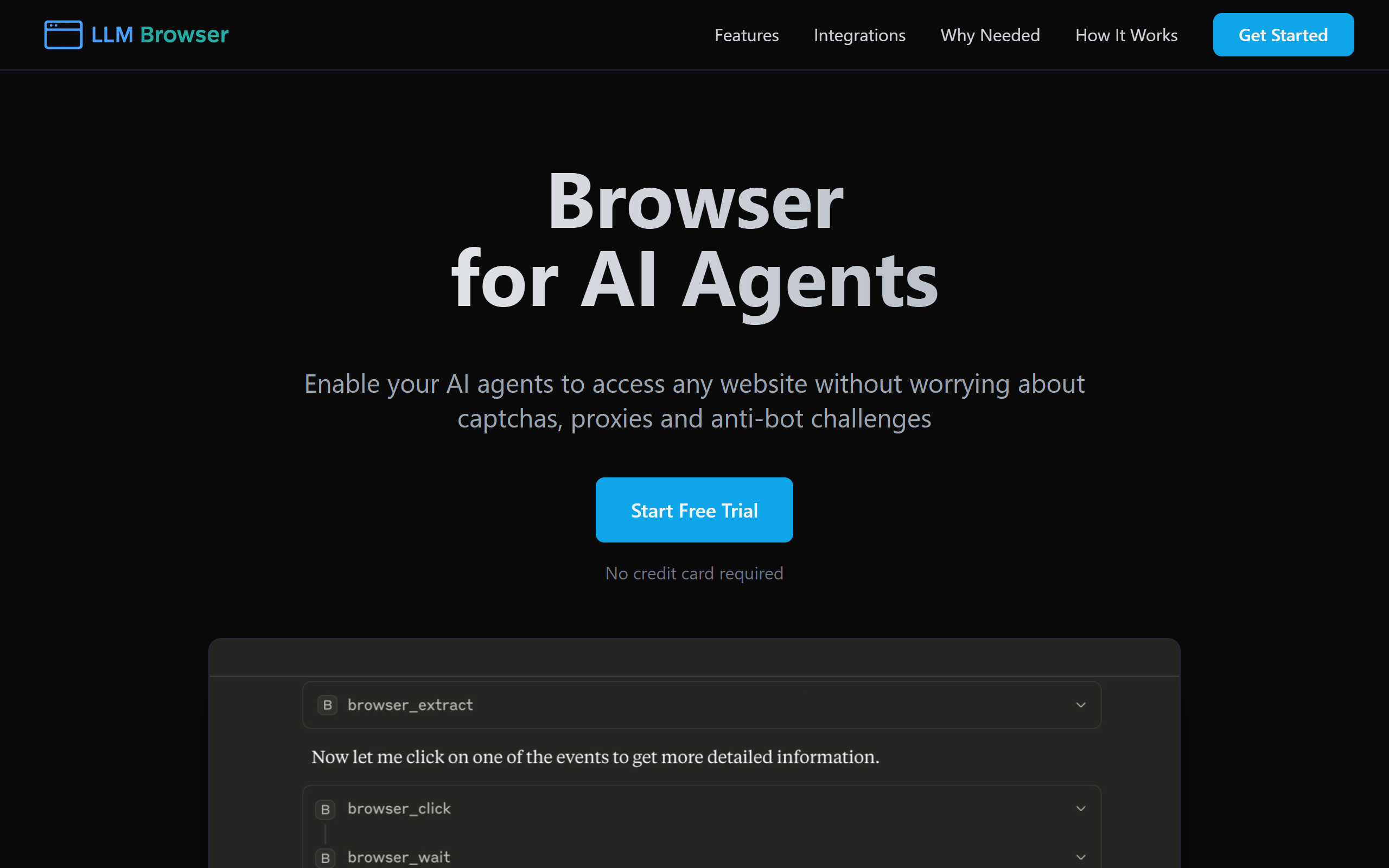 LLM Browser screenshot