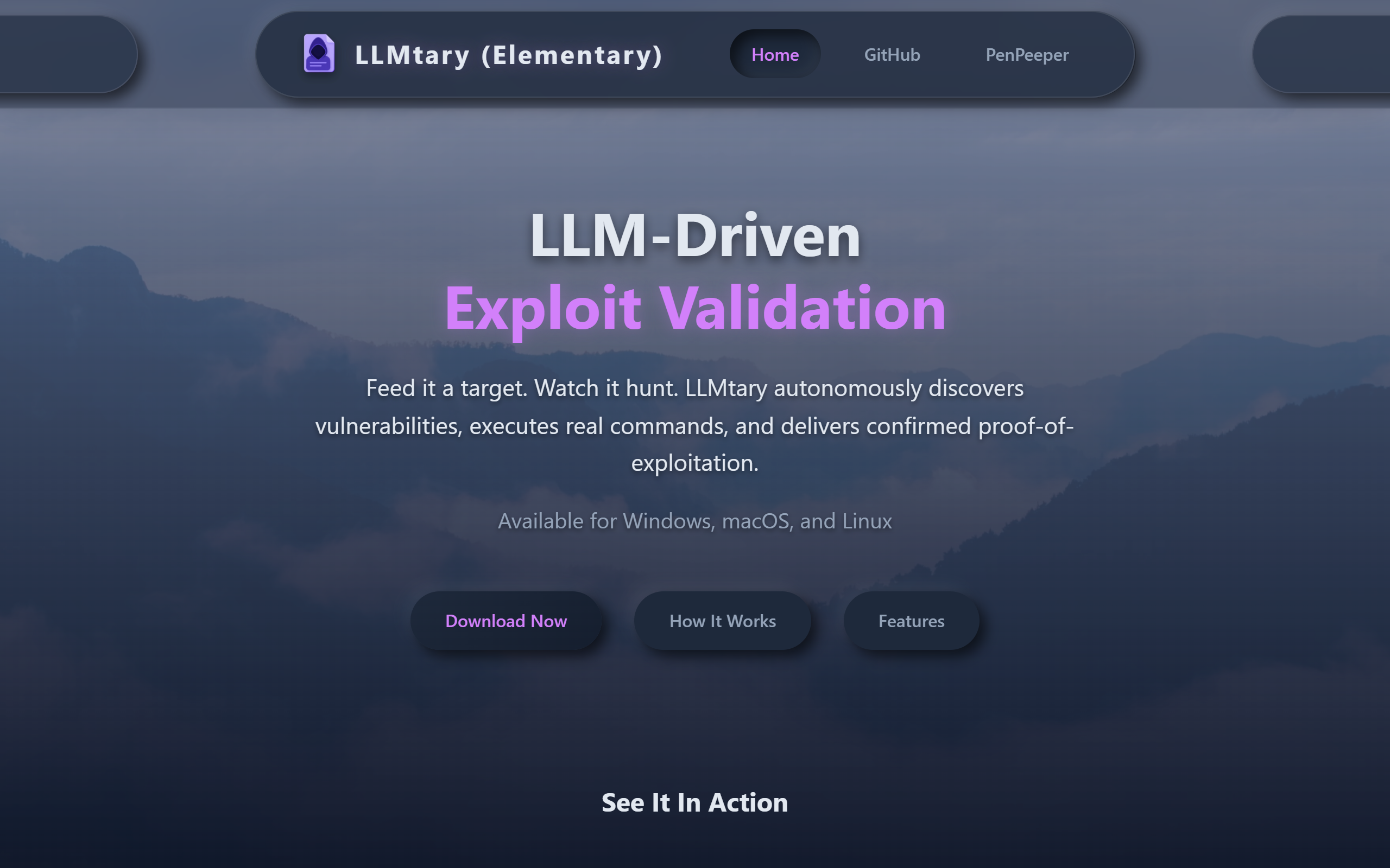 LLMtary screenshot