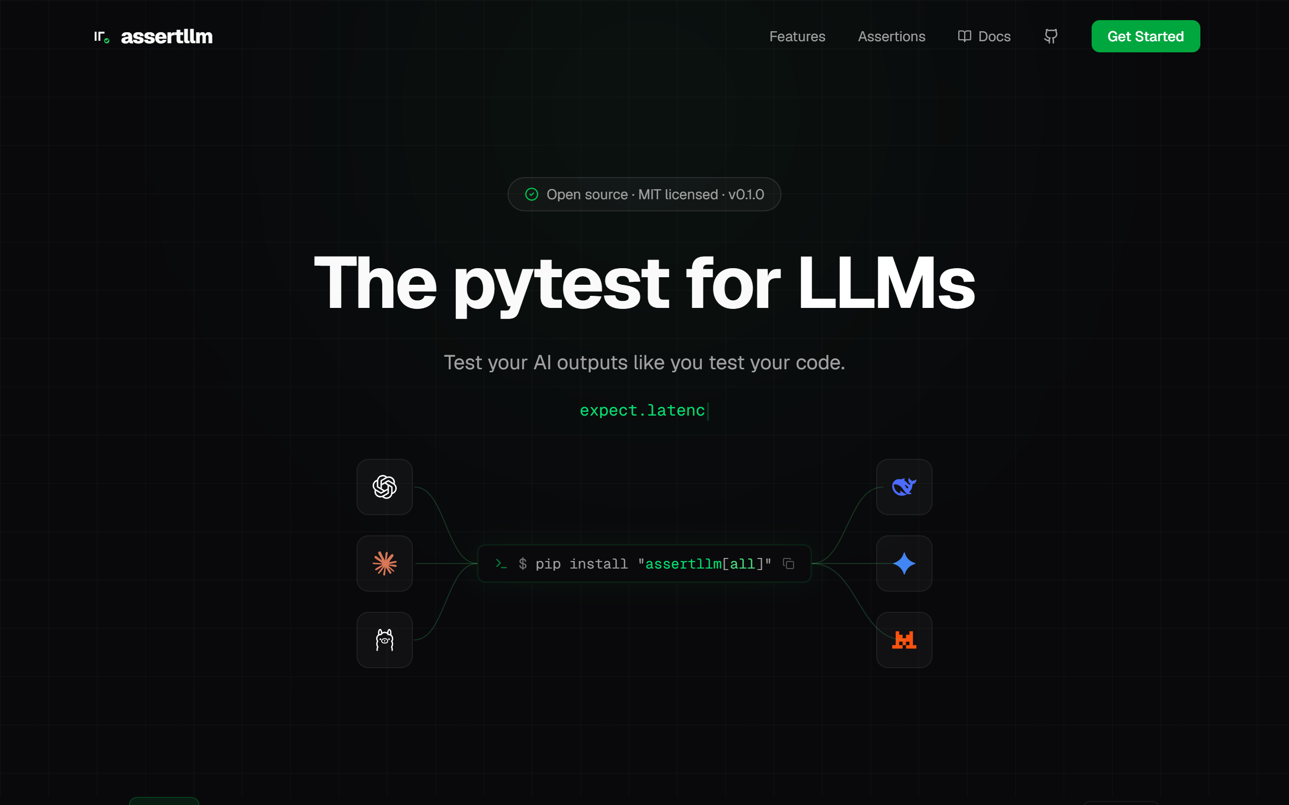 LLMTest screenshot