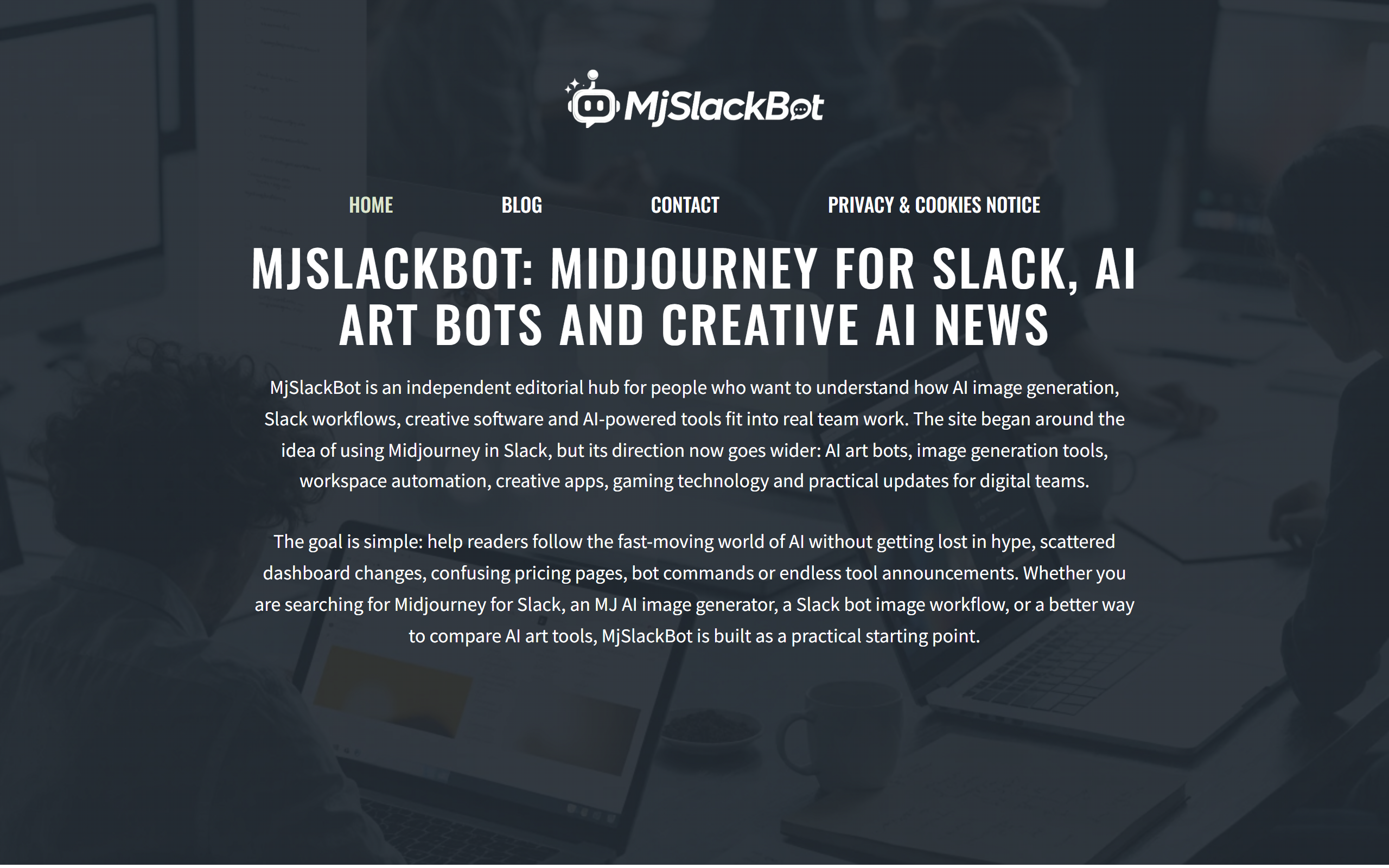 Midjourney for Slack screenshot