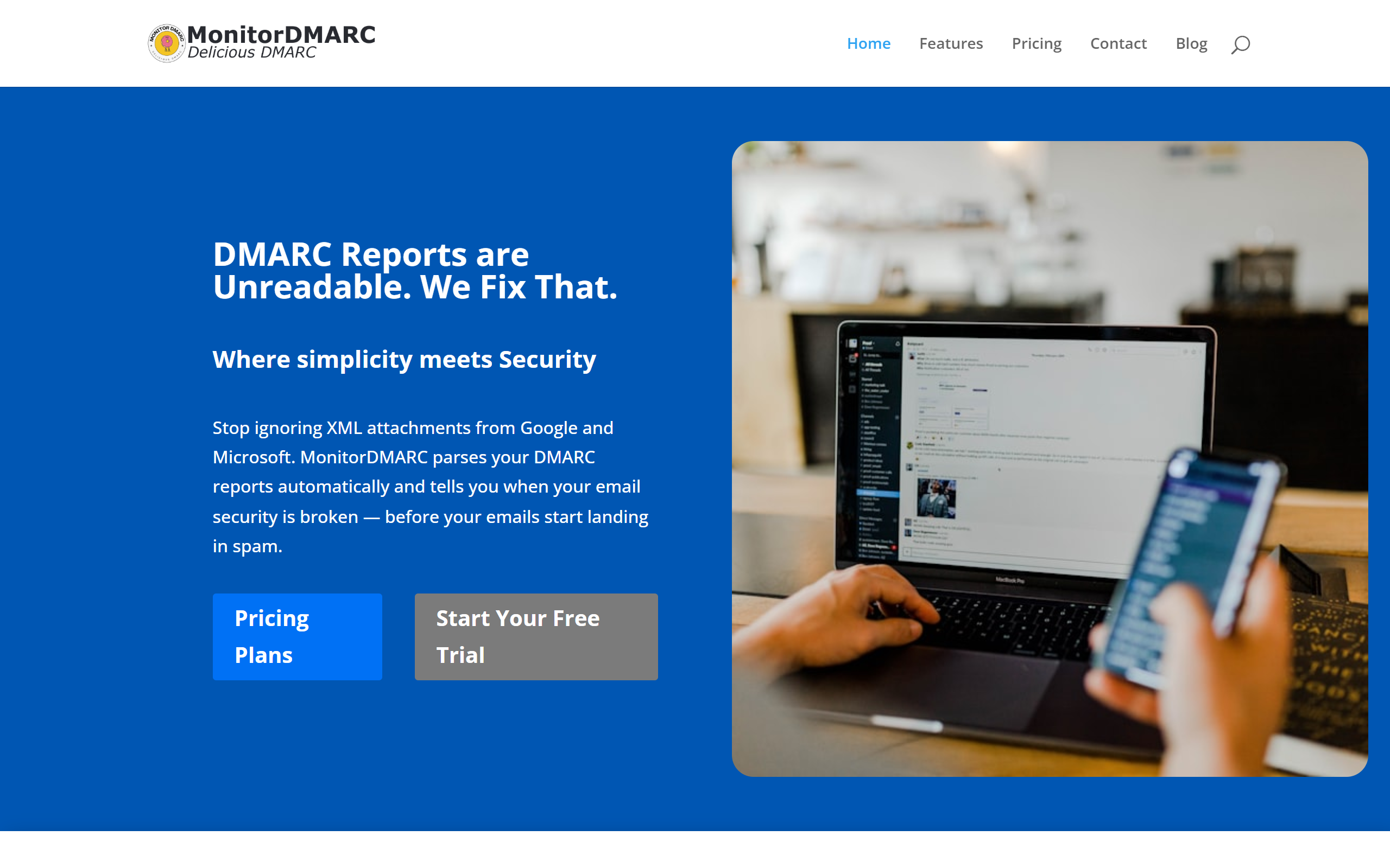 MonitorDMARC screenshot