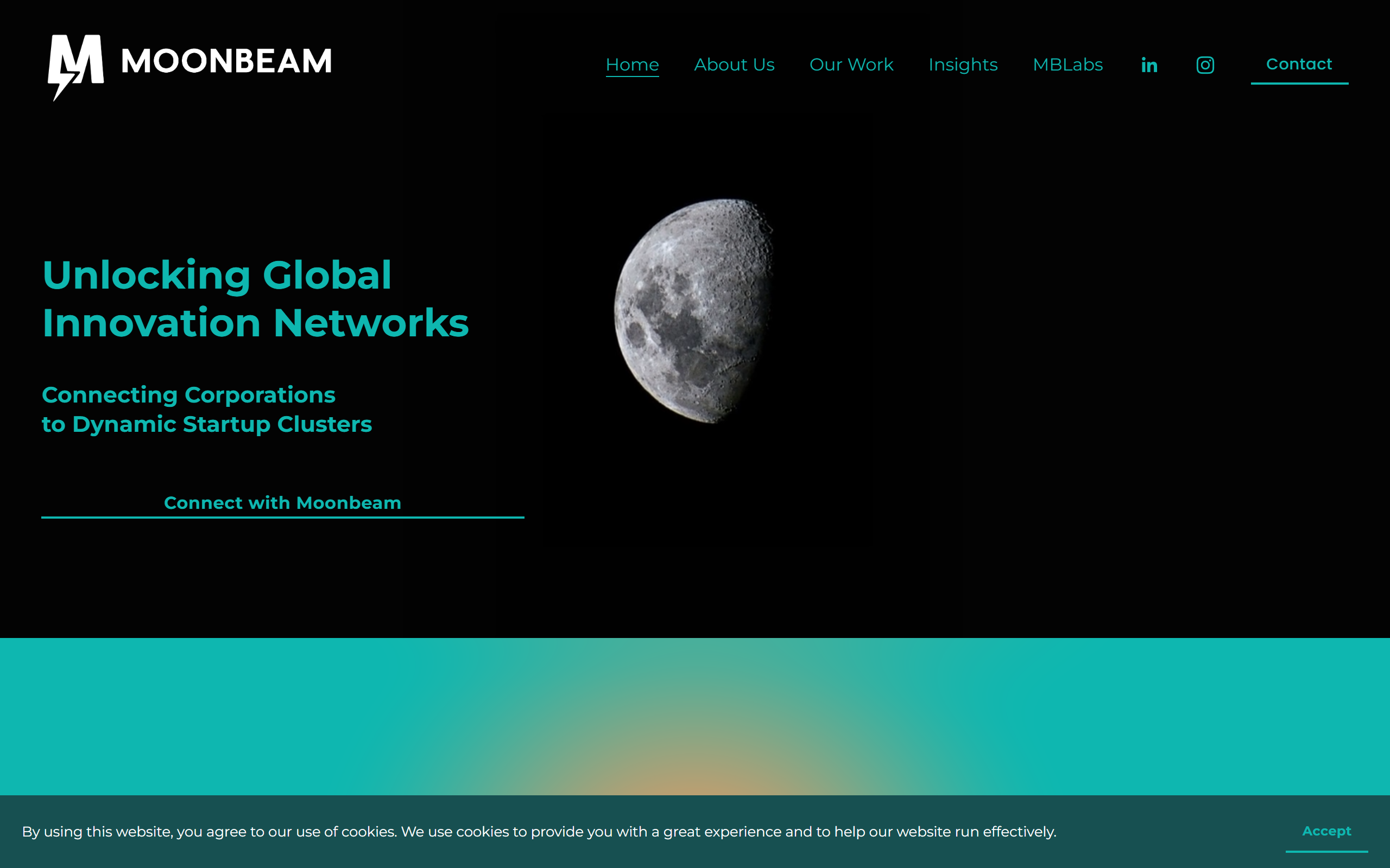 Moonbeam Exchange screenshot