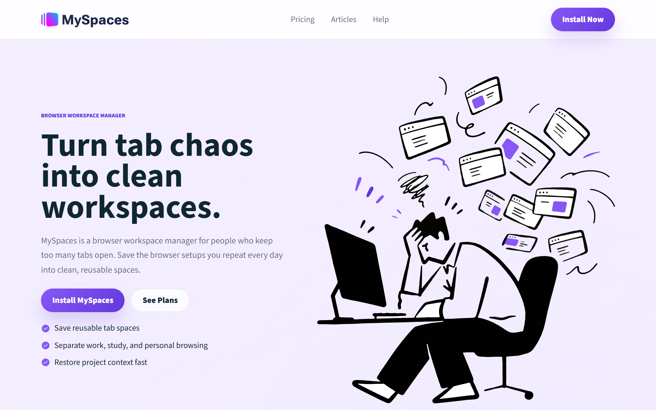 MySpaces screenshot