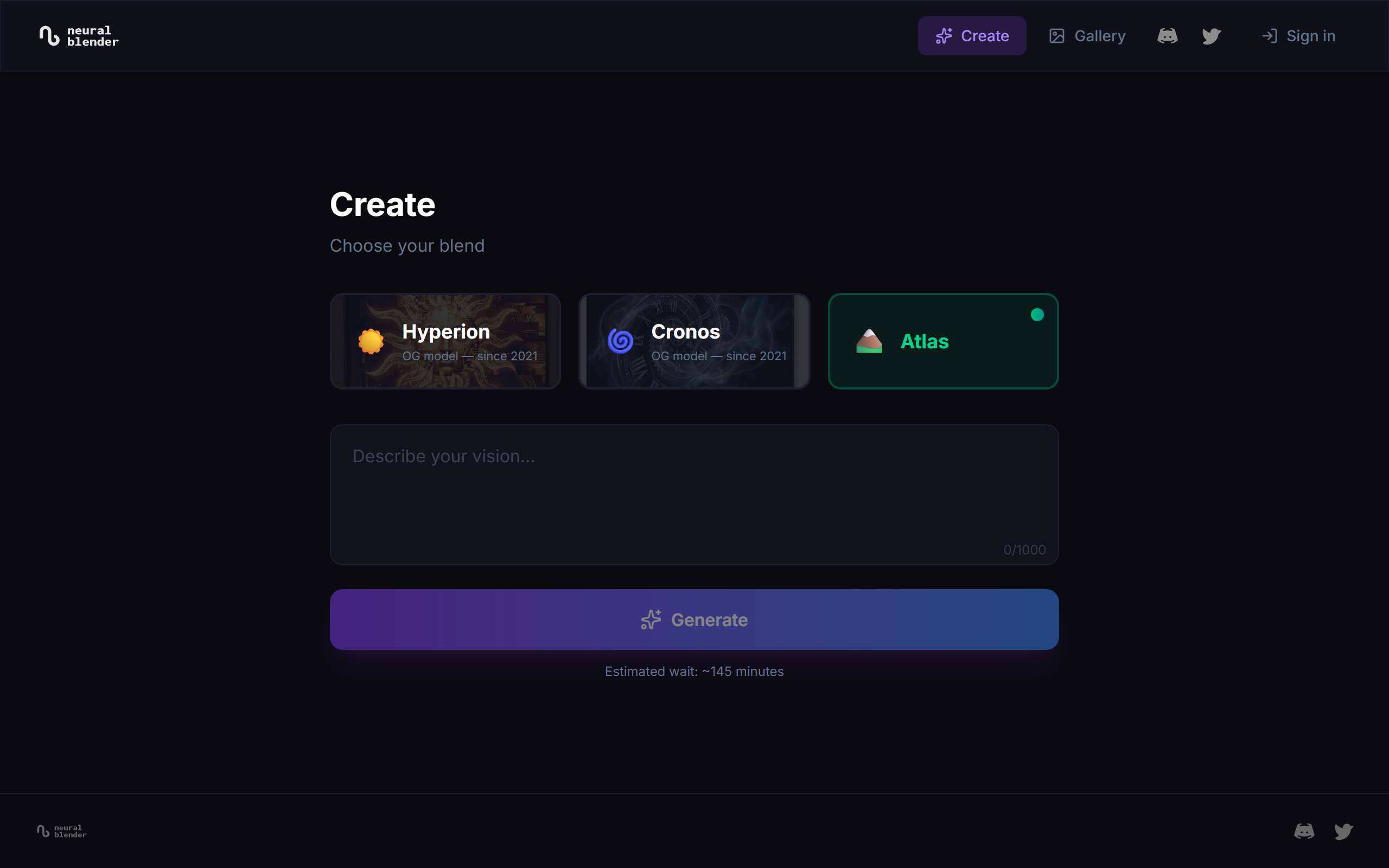 NeuralBlender screenshot