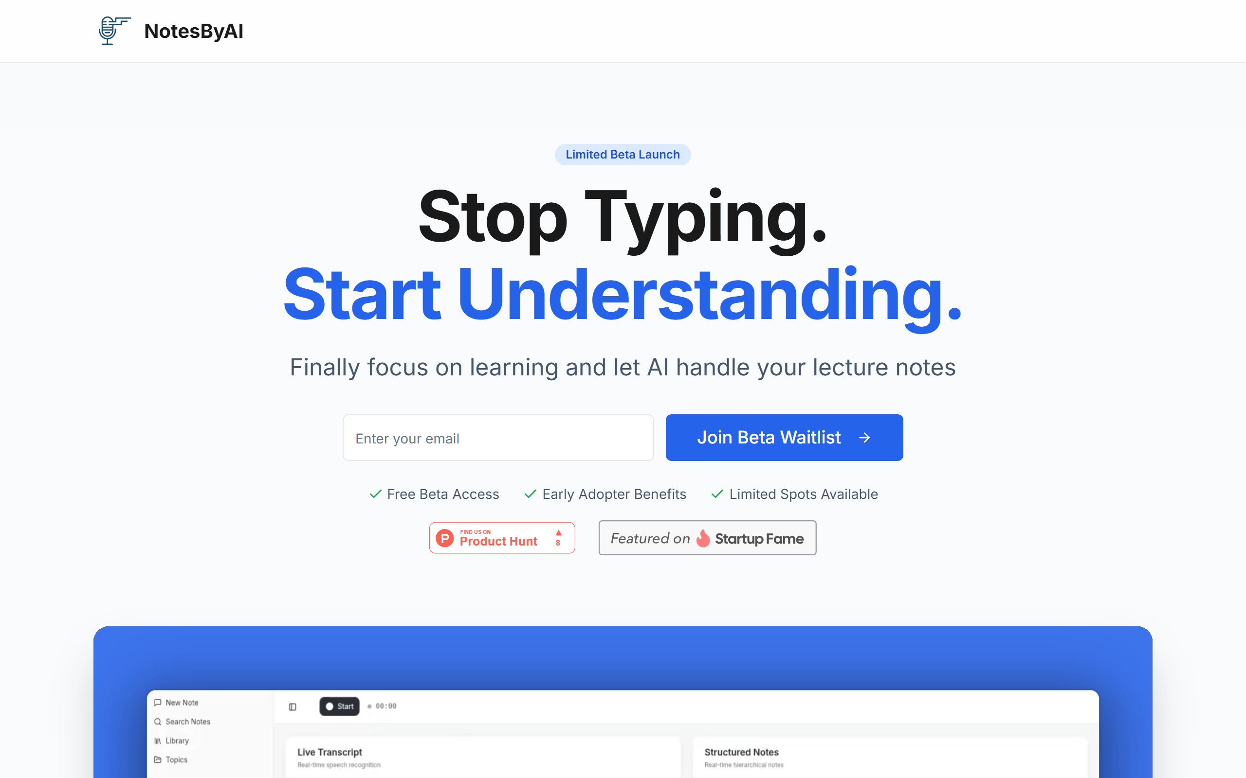 NotesByAI screenshot