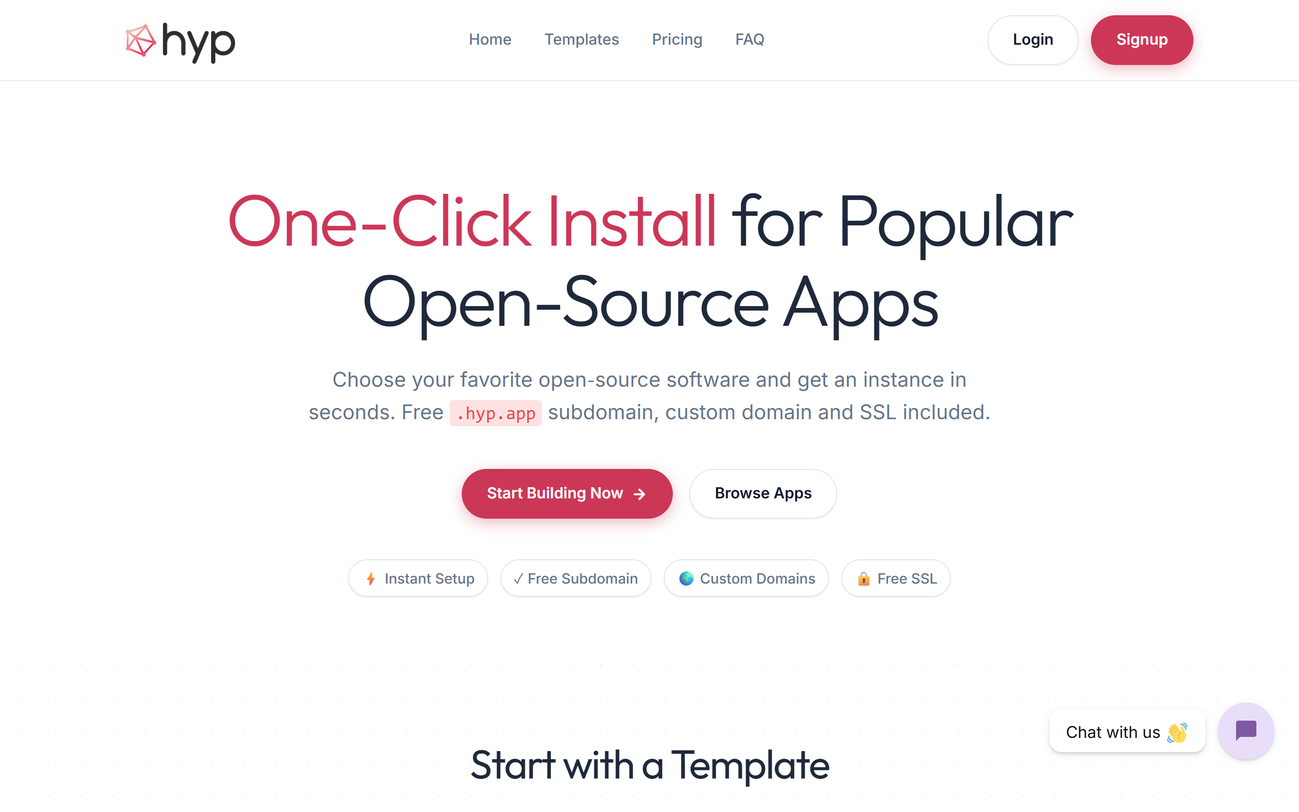 One click to deploy AI platforms and other open source tools screenshot
