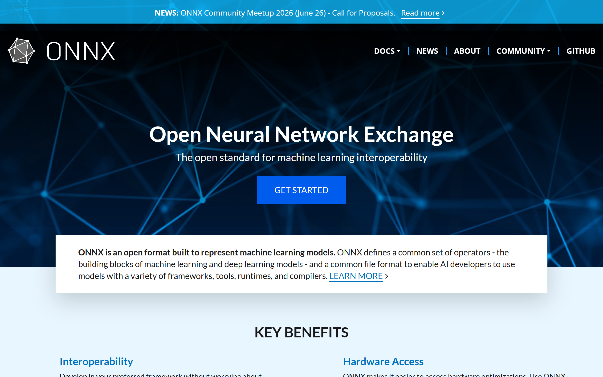 ONNX screenshot