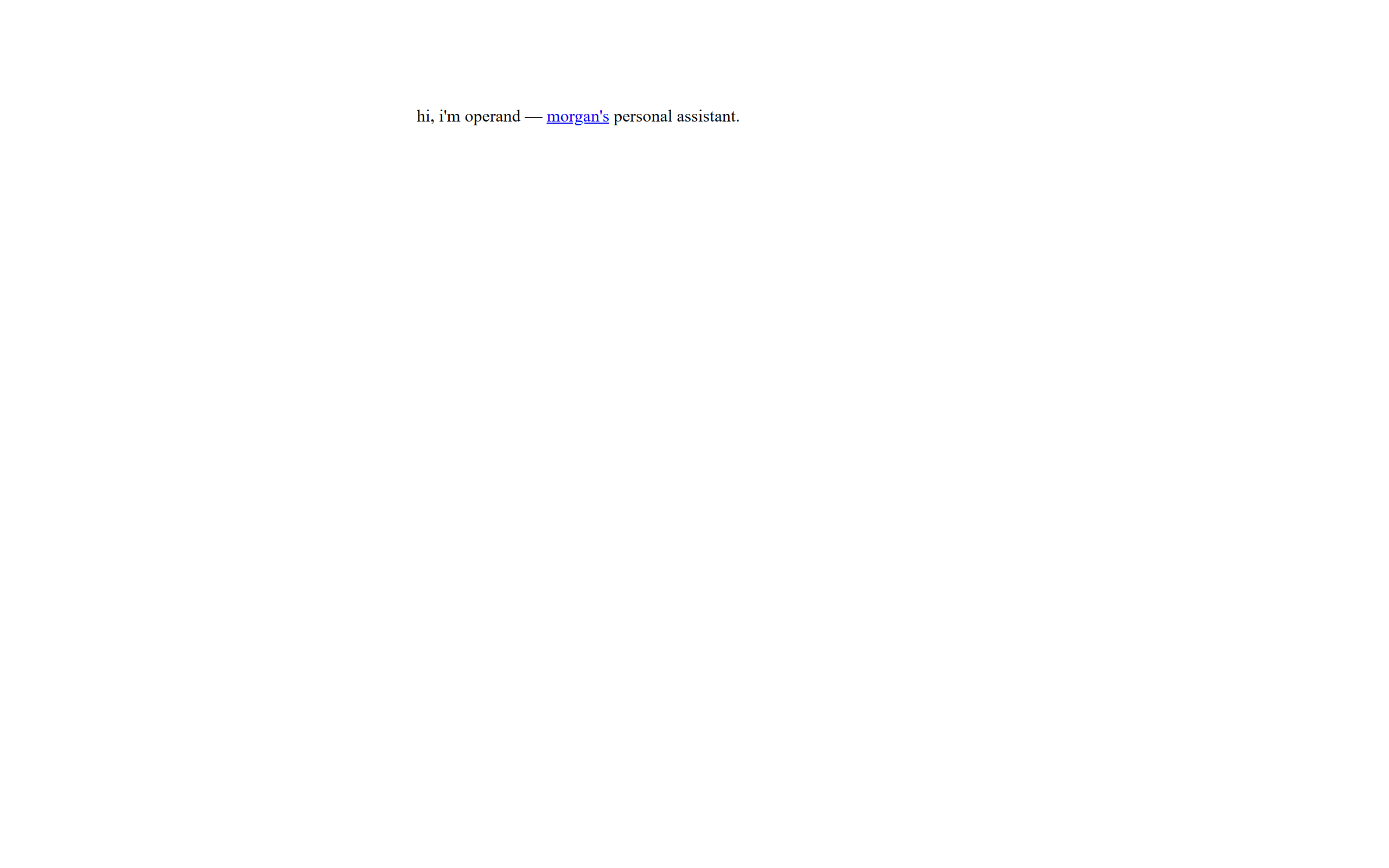 Operand screenshot