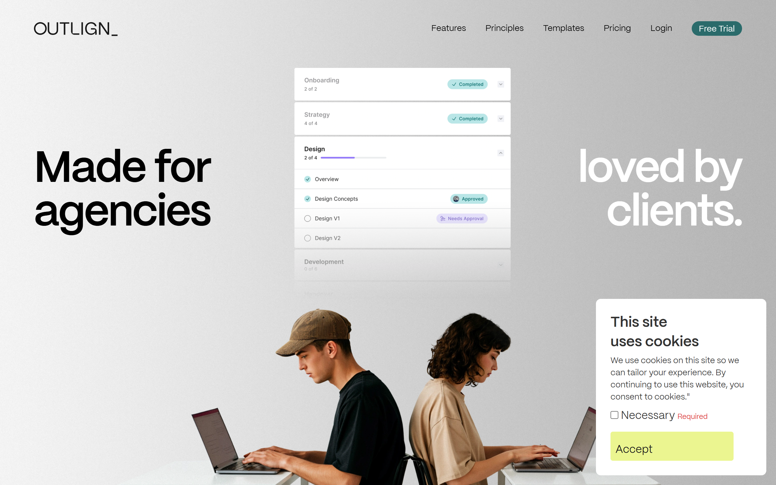 Outlign screenshot