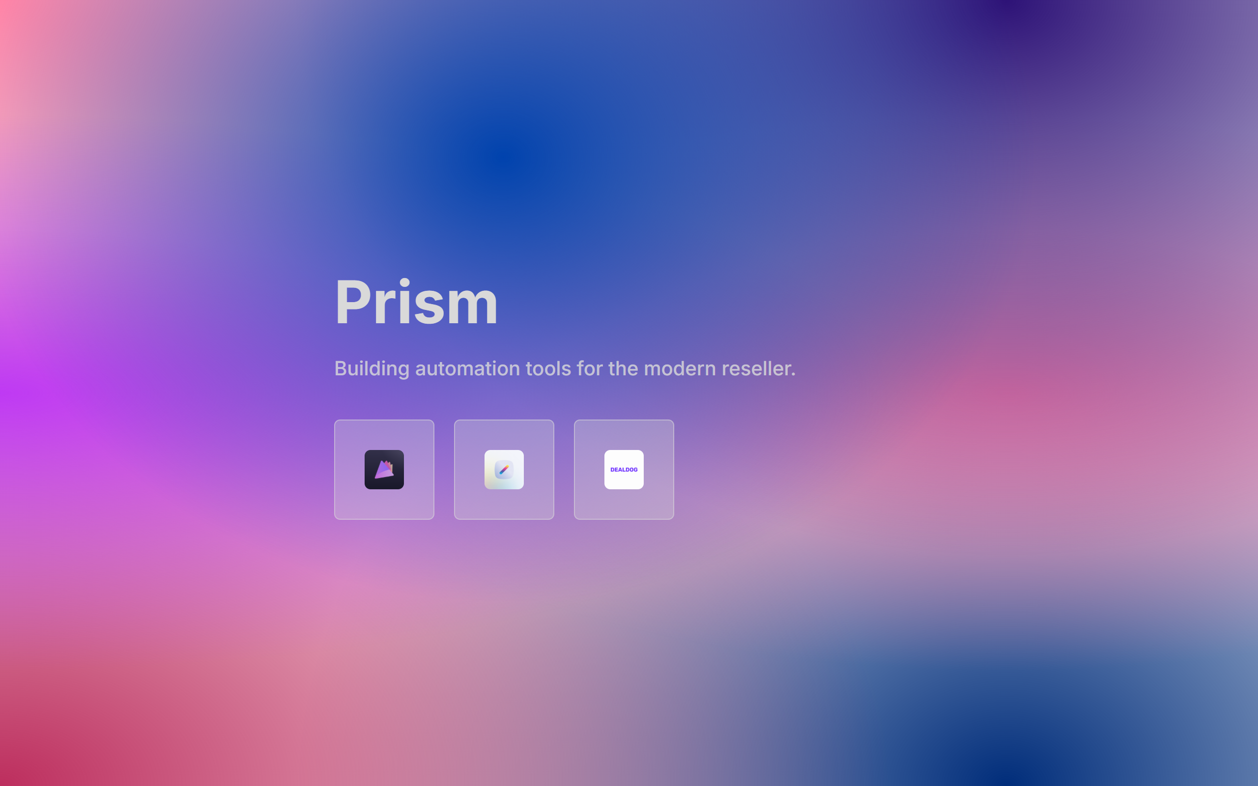 Prism screenshot
