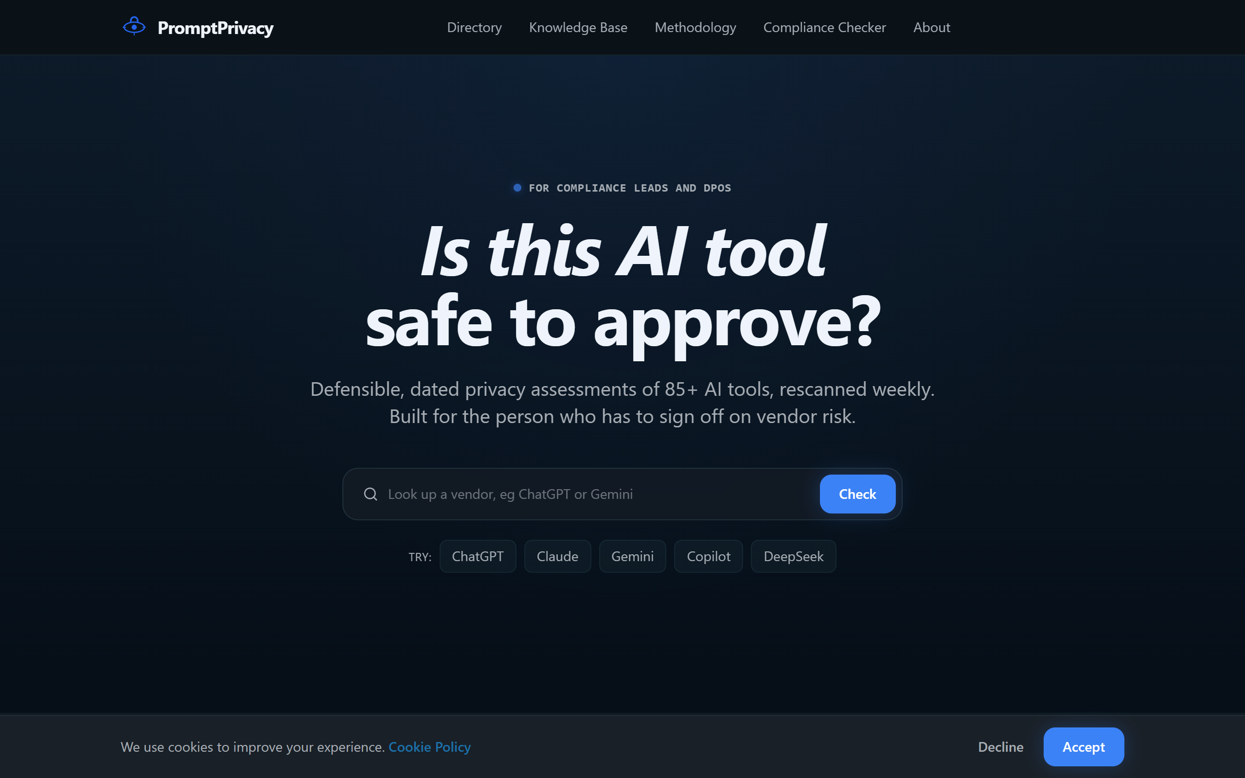 PromptPrivacy screenshot