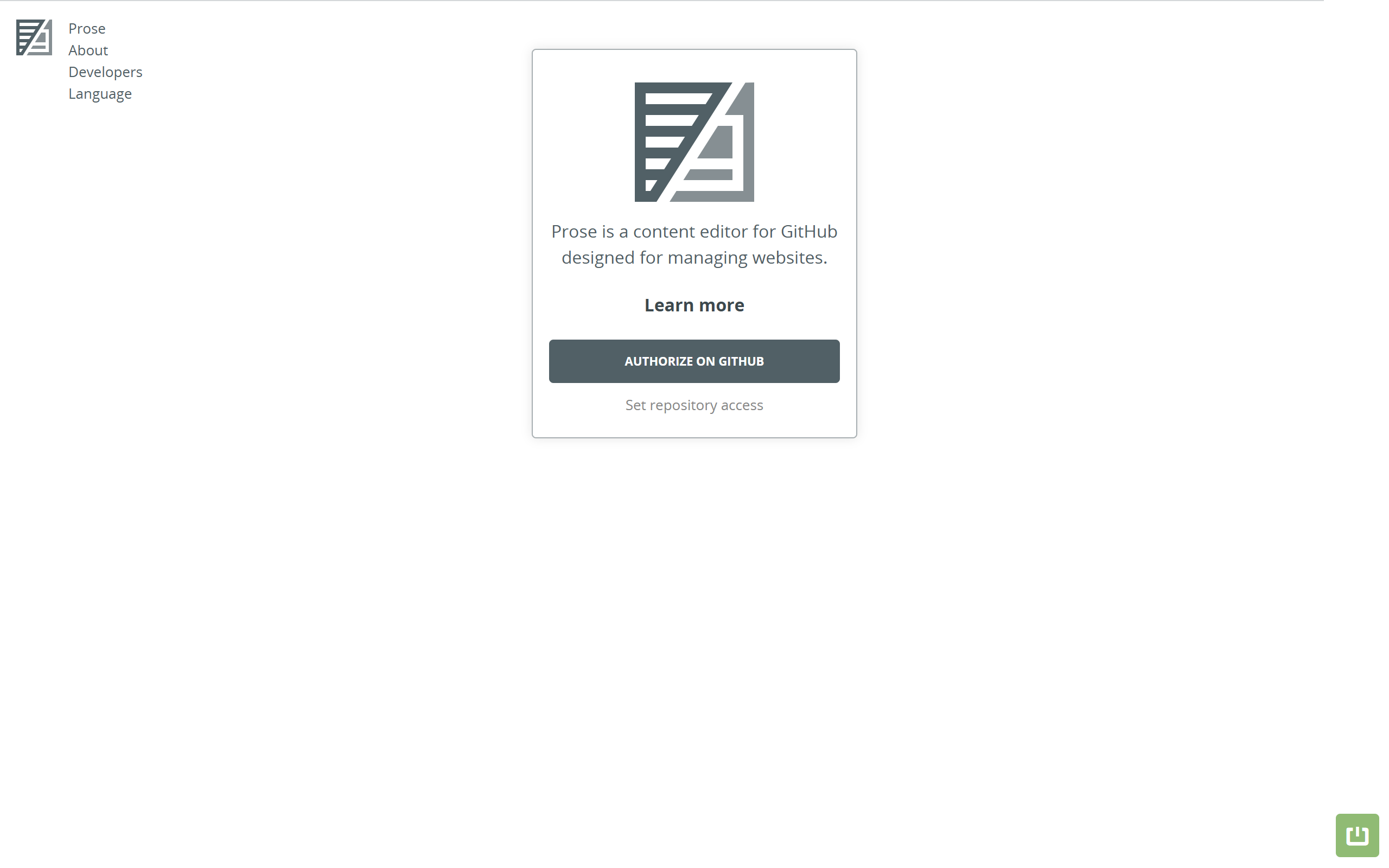 Prose.io screenshot