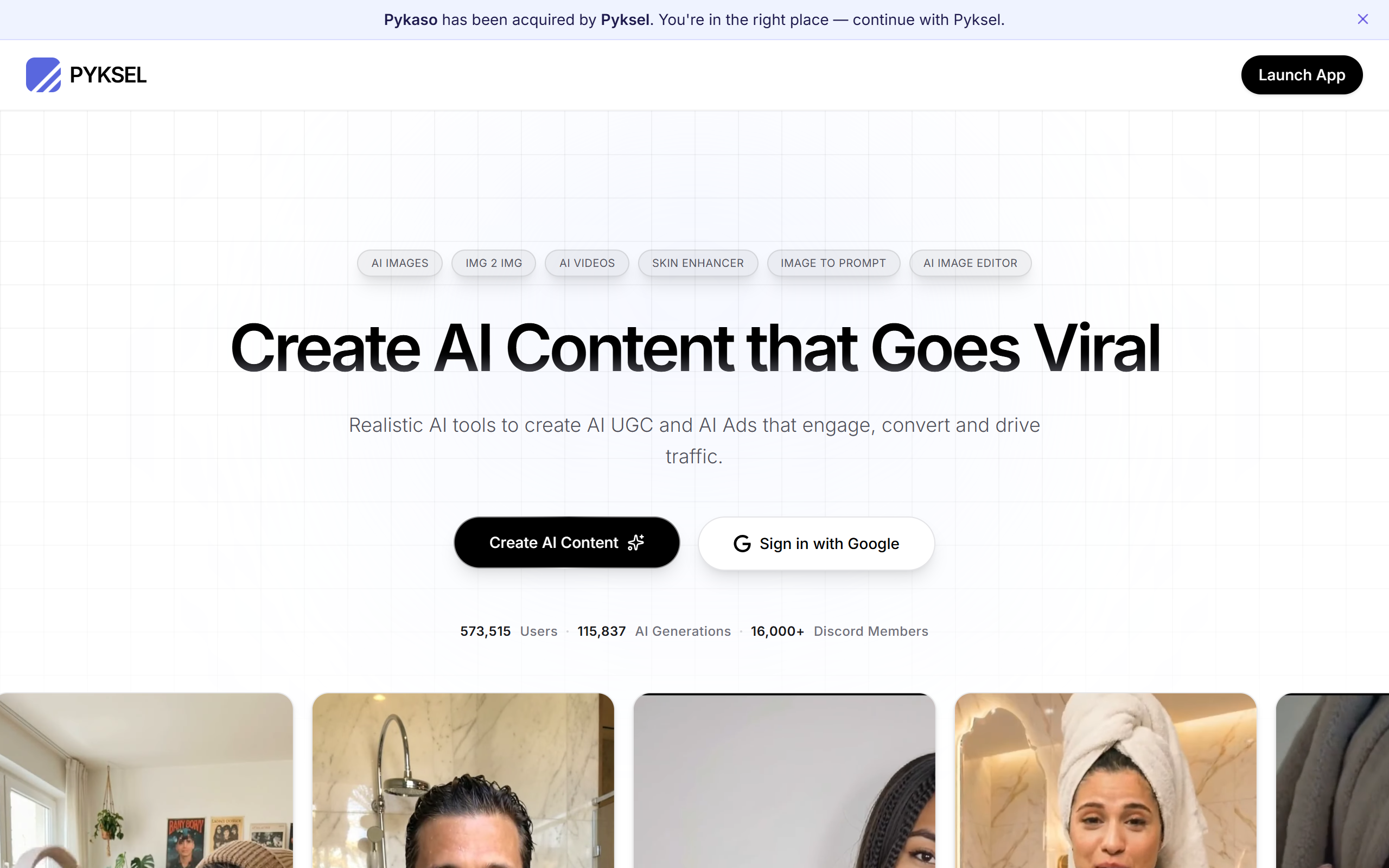 Pykaso AI screenshot