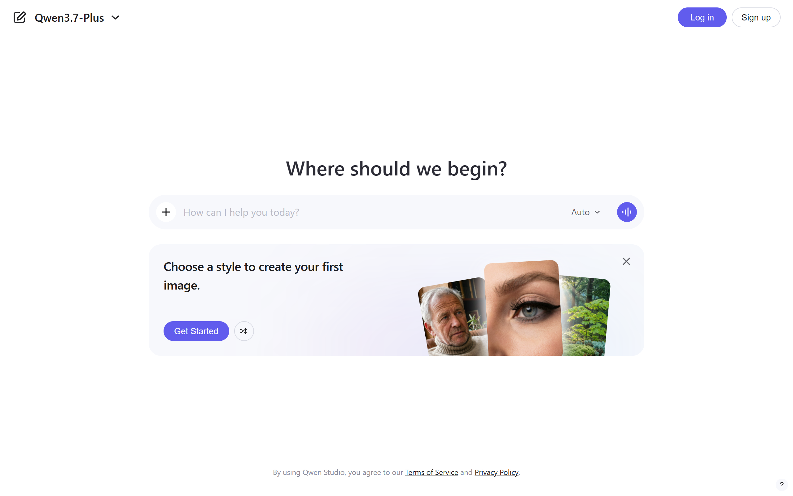 Qwen screenshot