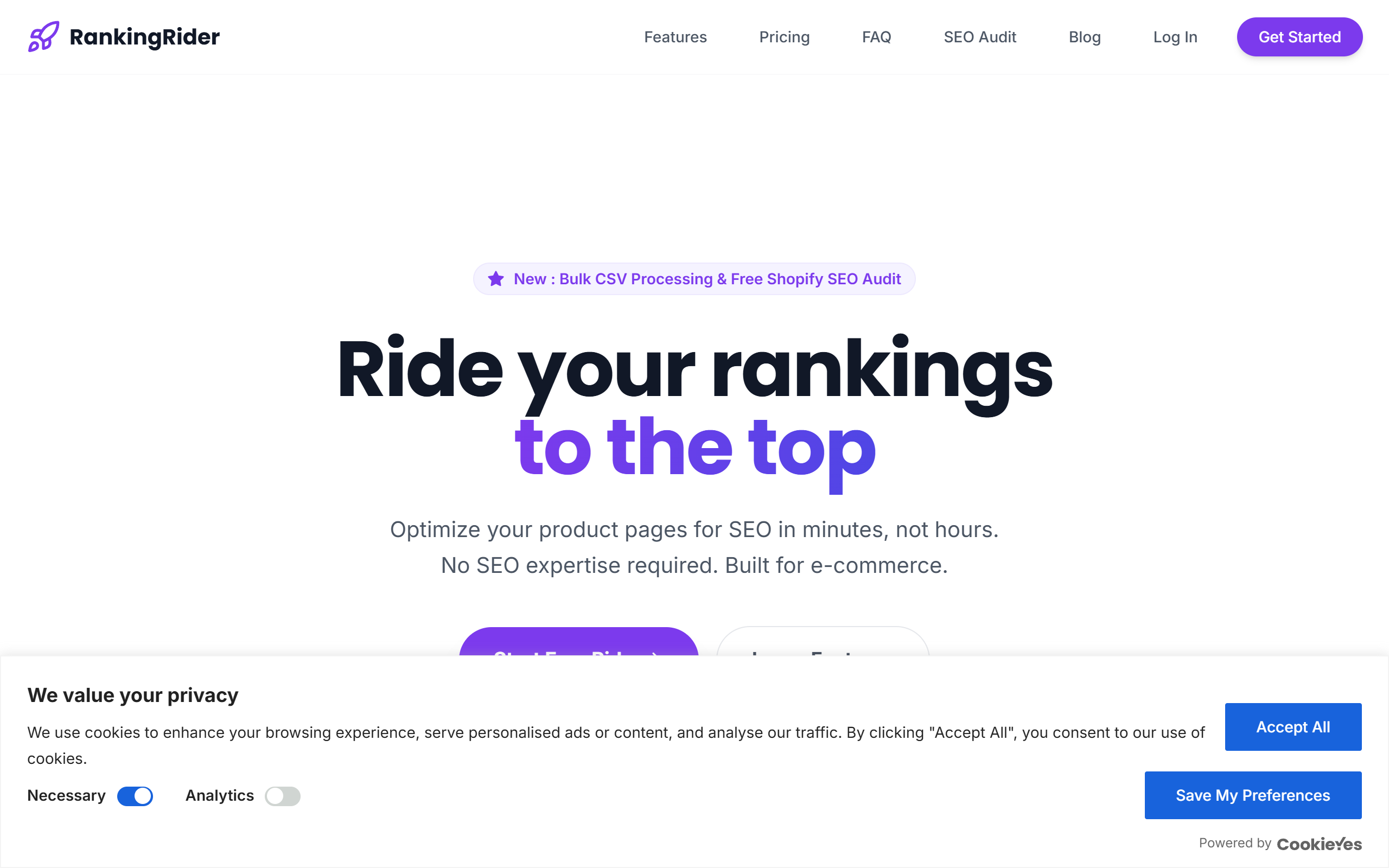 RankingRider screenshot