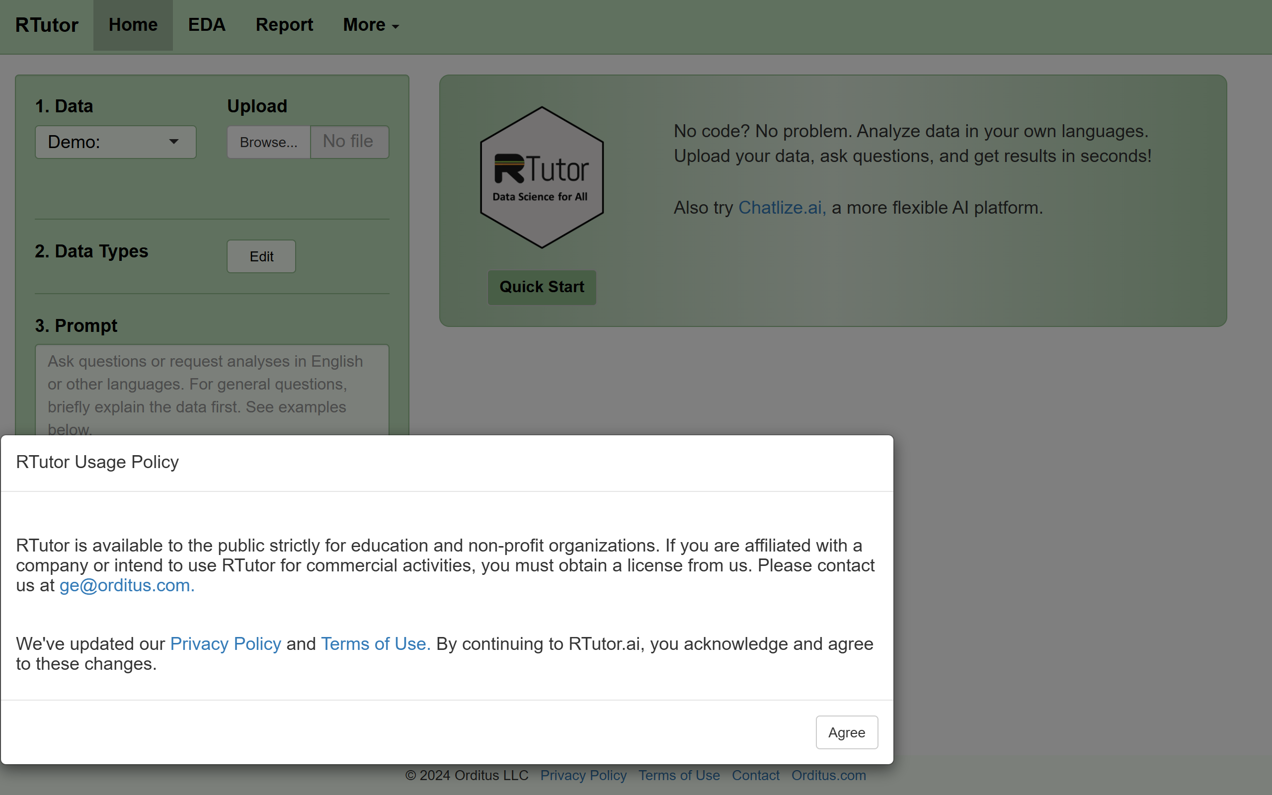 RTutor screenshot