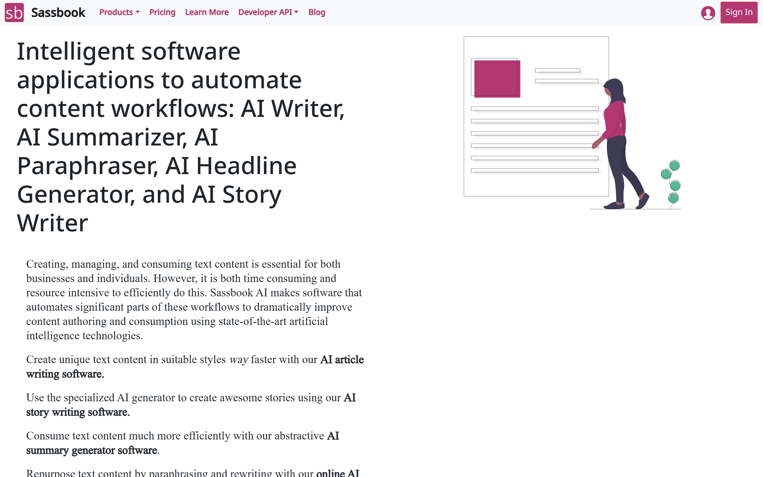 Sassbook screenshot