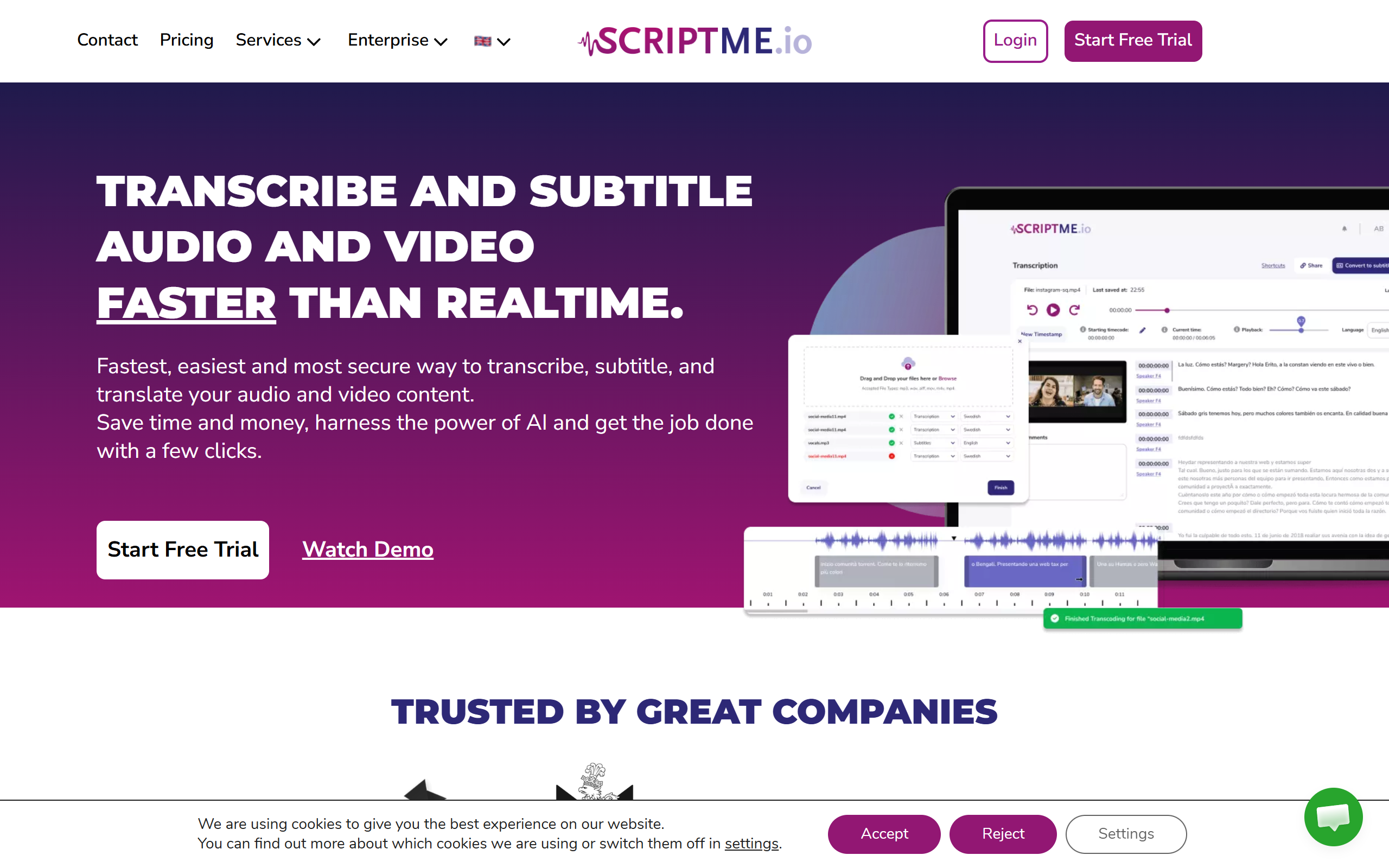 ScriptMe screenshot
