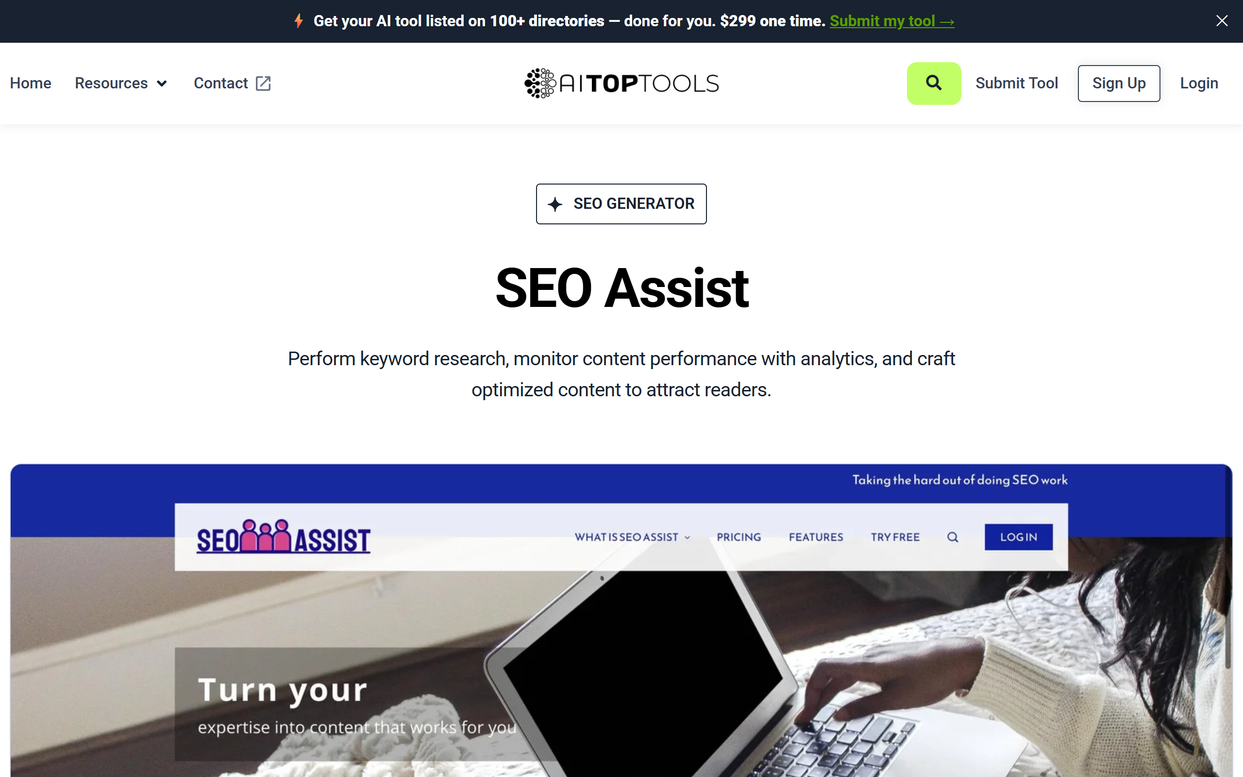SEO Assist screenshot