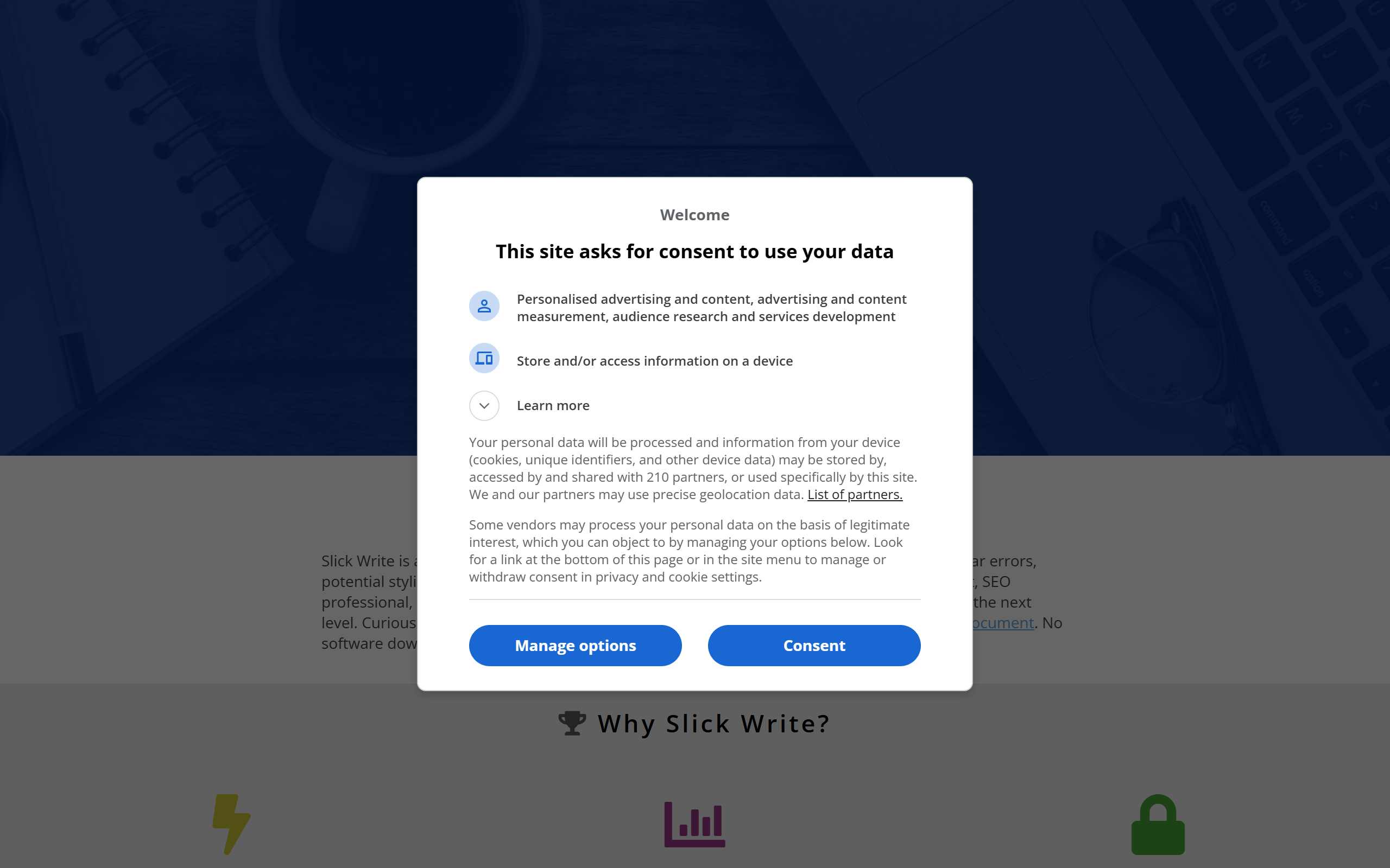 Slick Write screenshot