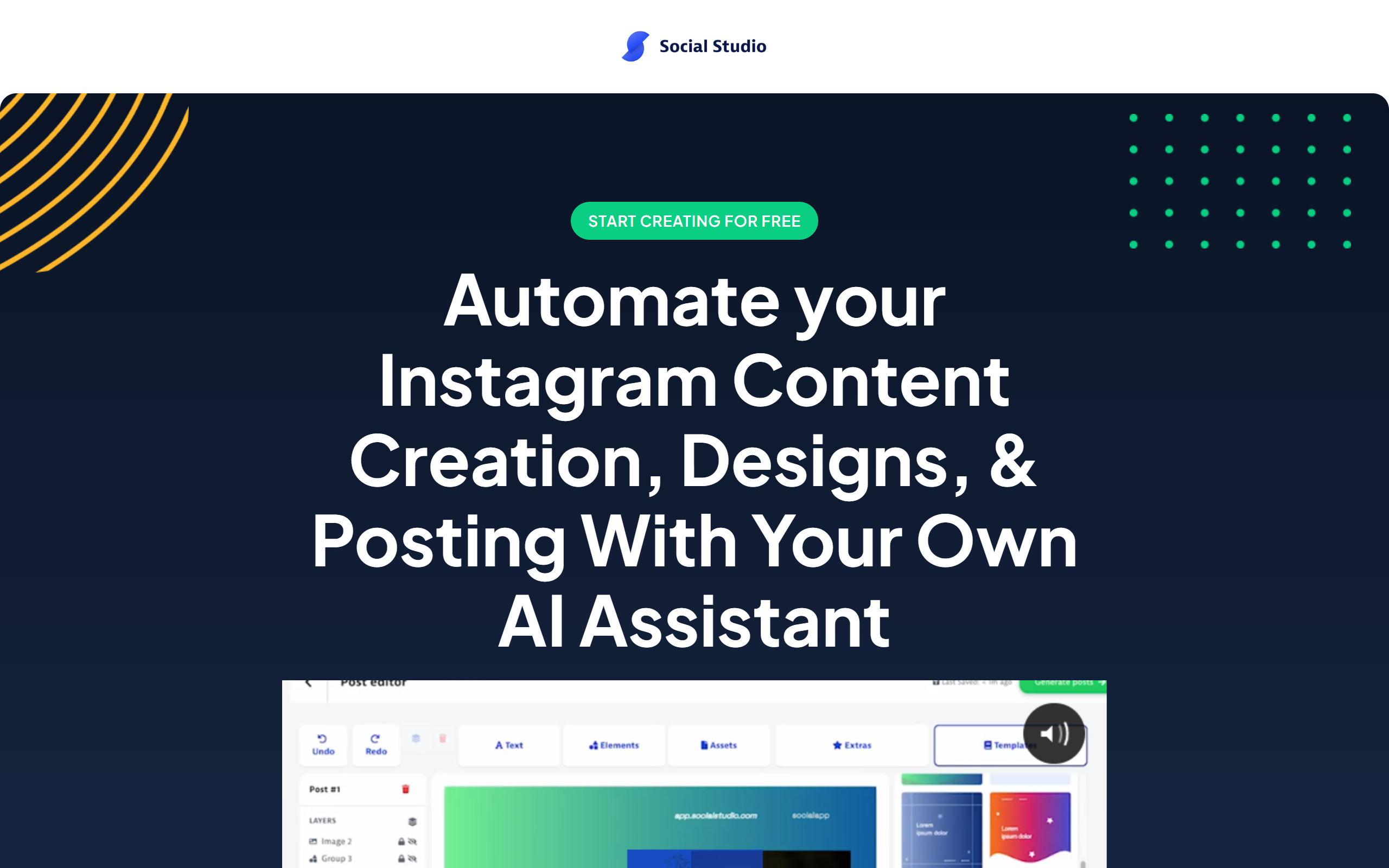 SocialStudio screenshot