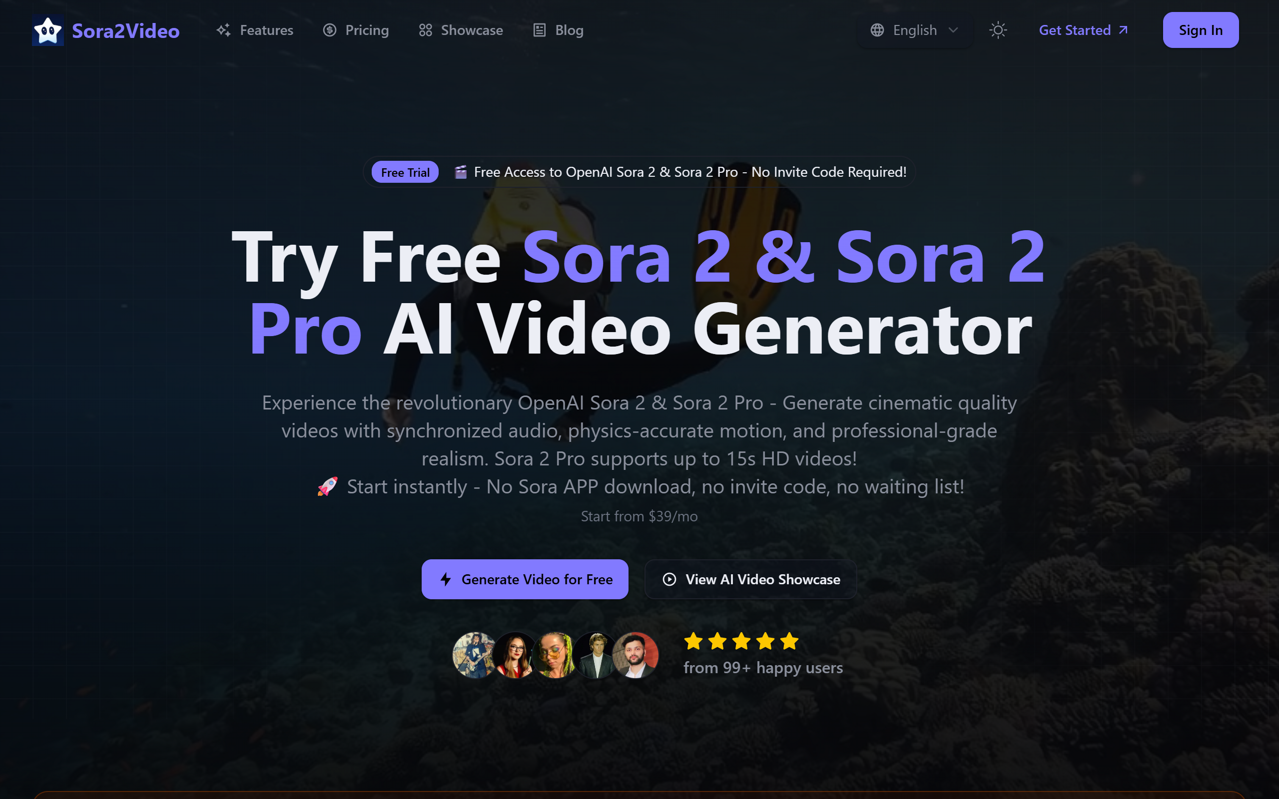 Sora2Video Generator screenshot