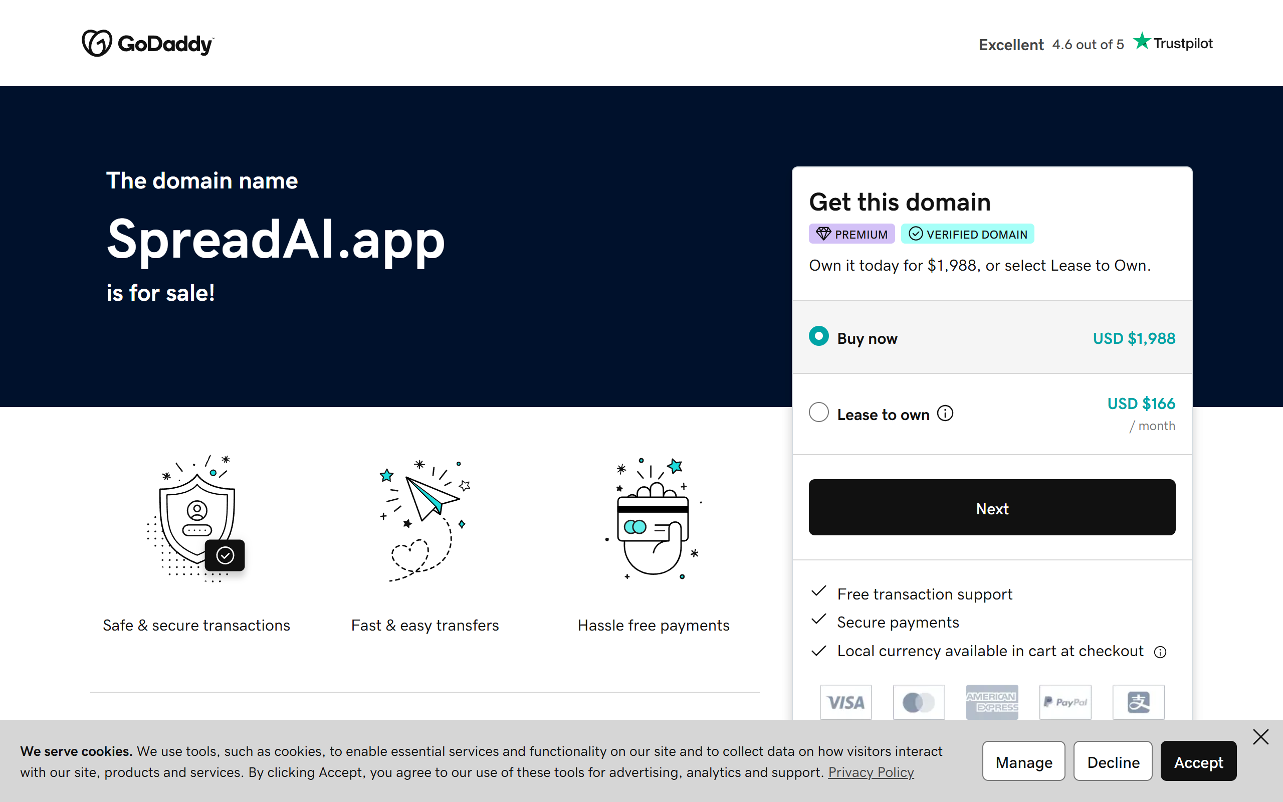Spread AI screenshot
