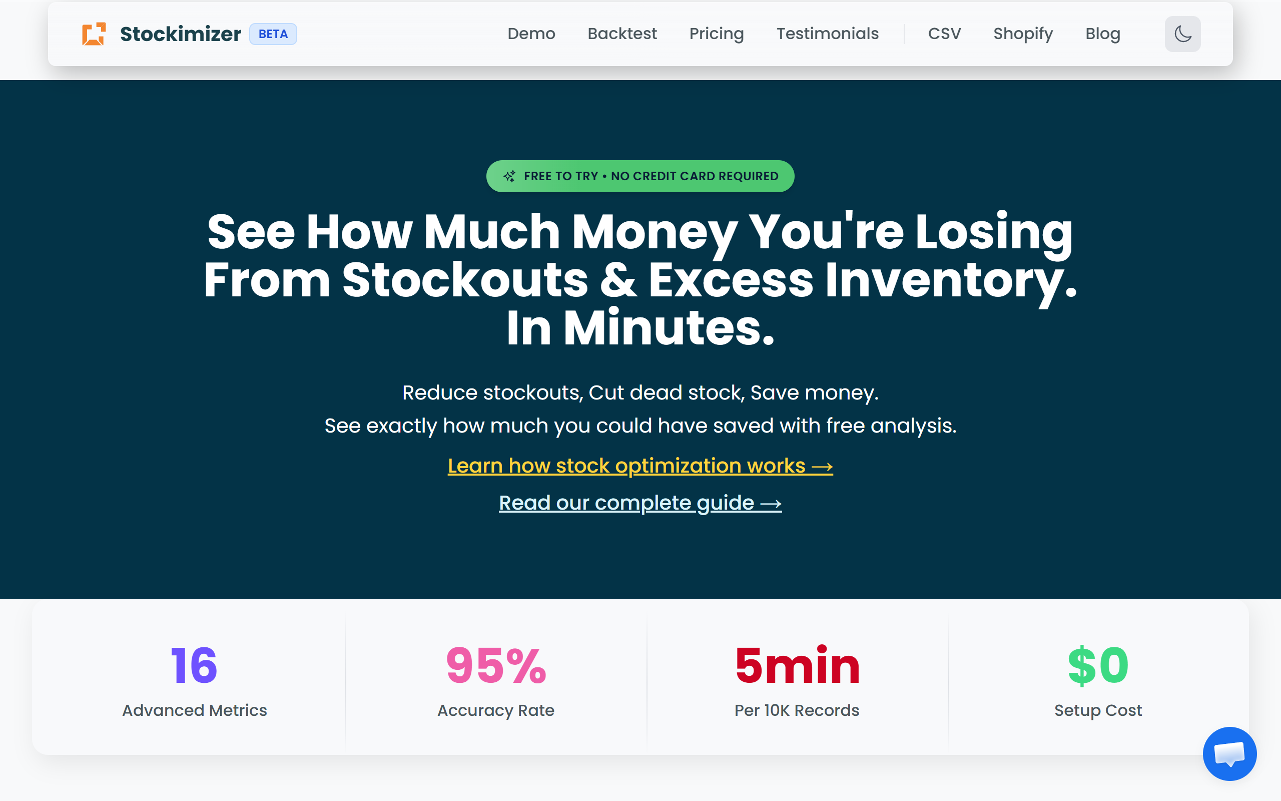 Stockimizer screenshot