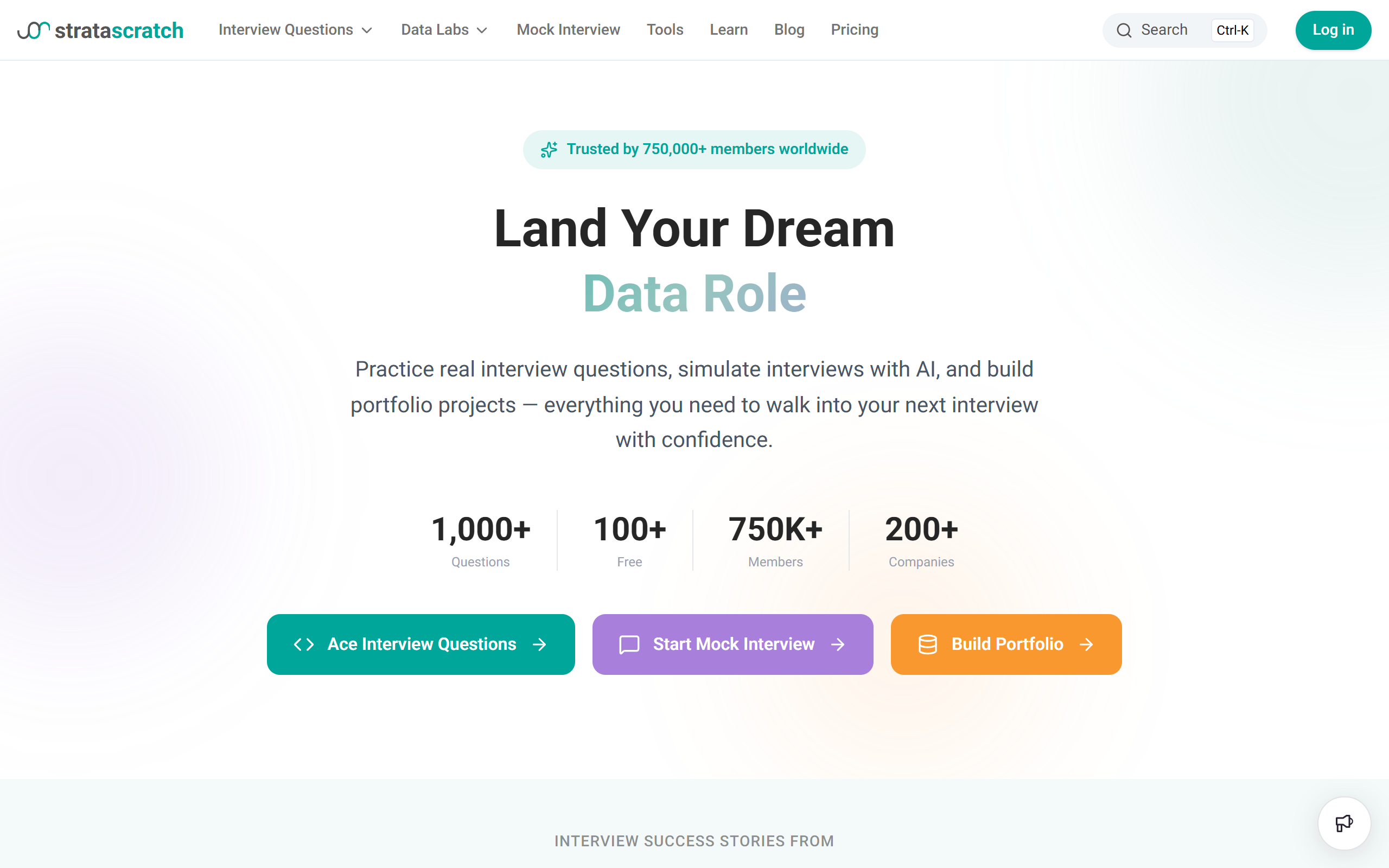 StrataScratch screenshot