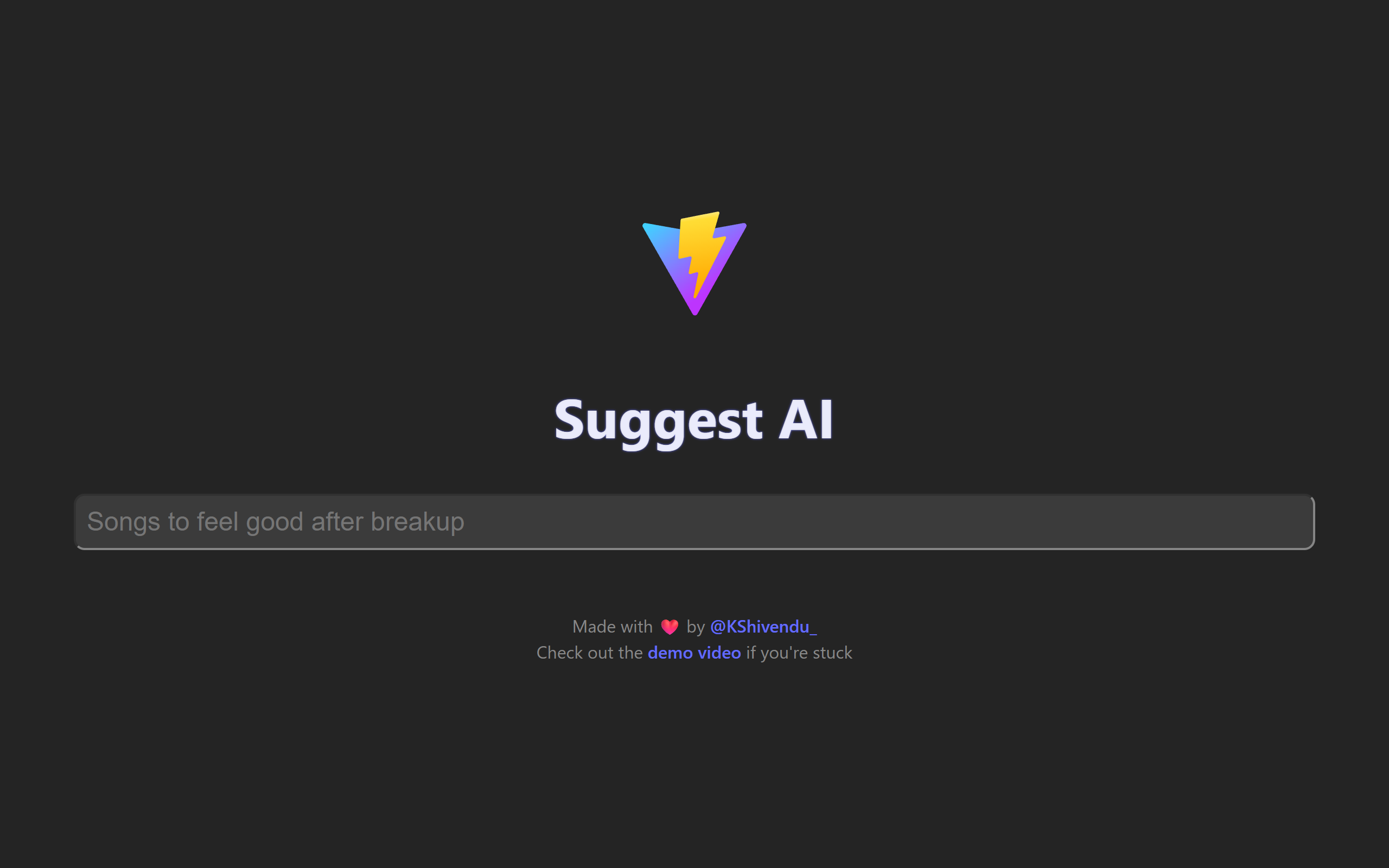 SuggestAI screenshot