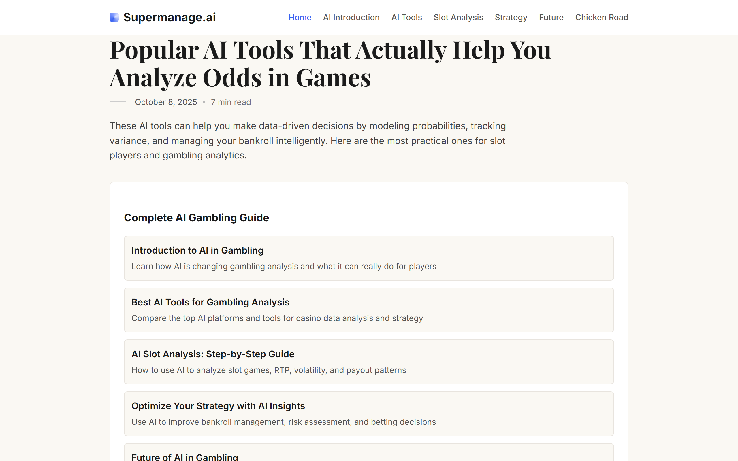 Supermanage AI screenshot