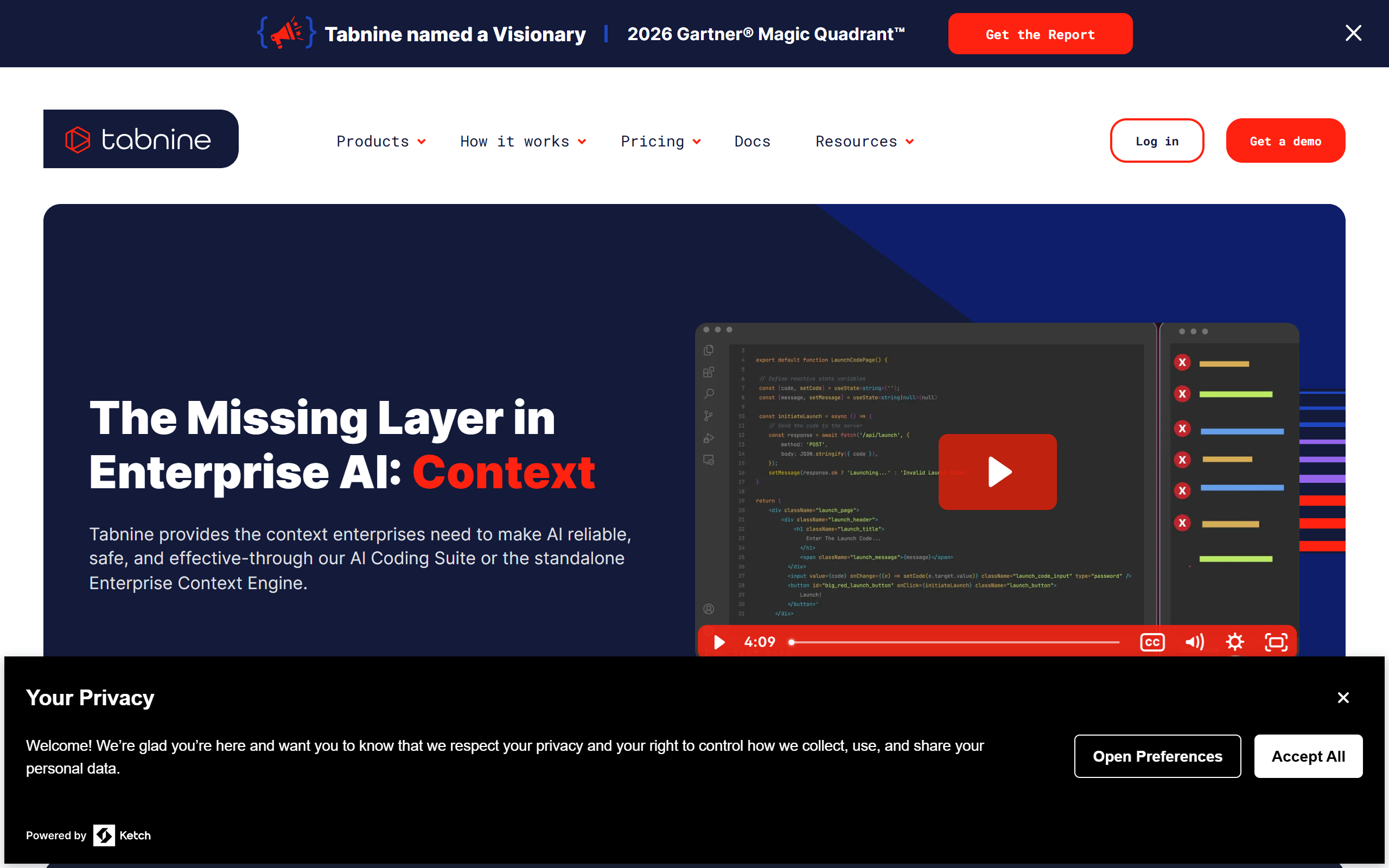tabnine screenshot