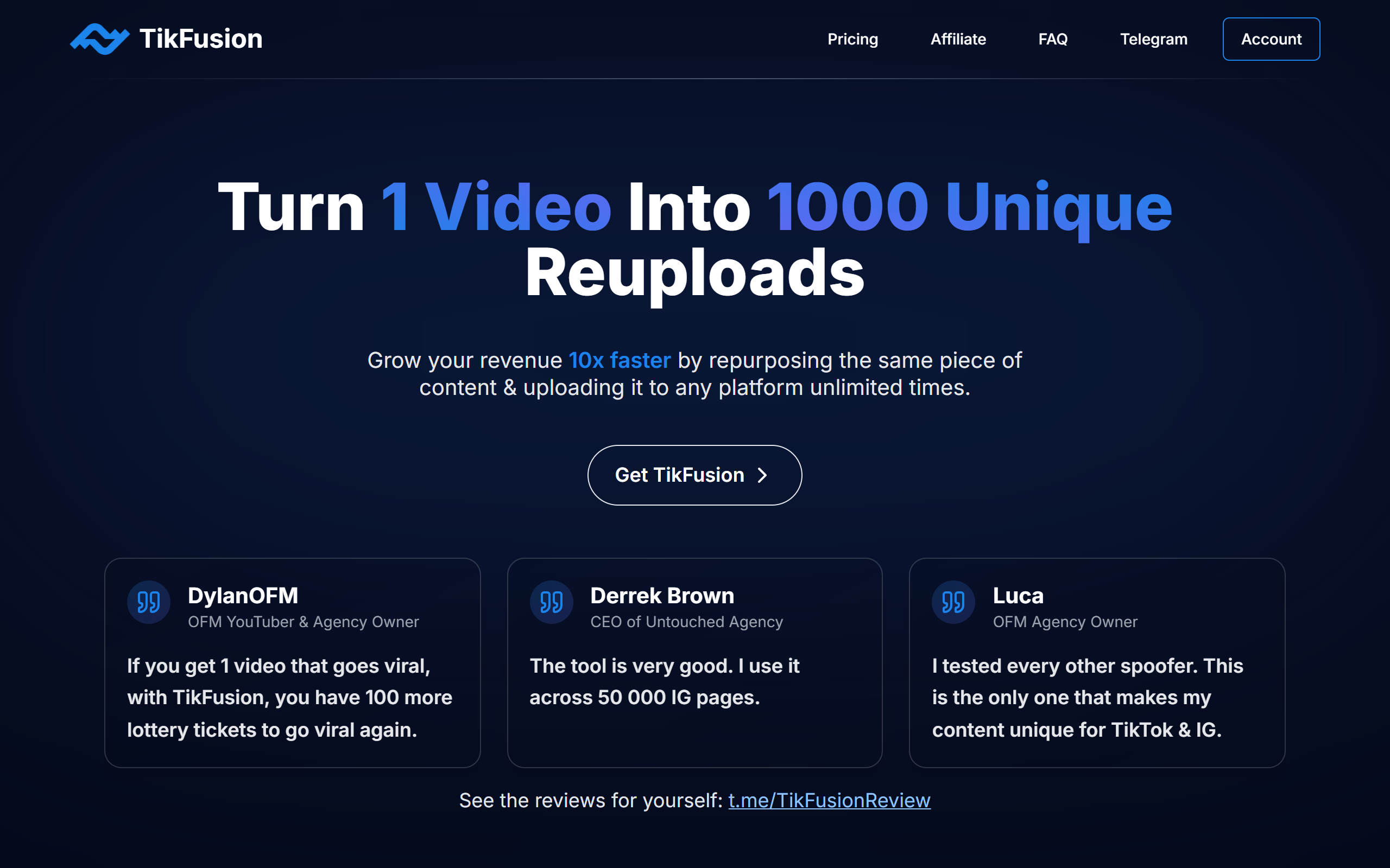 TikFusion screenshot