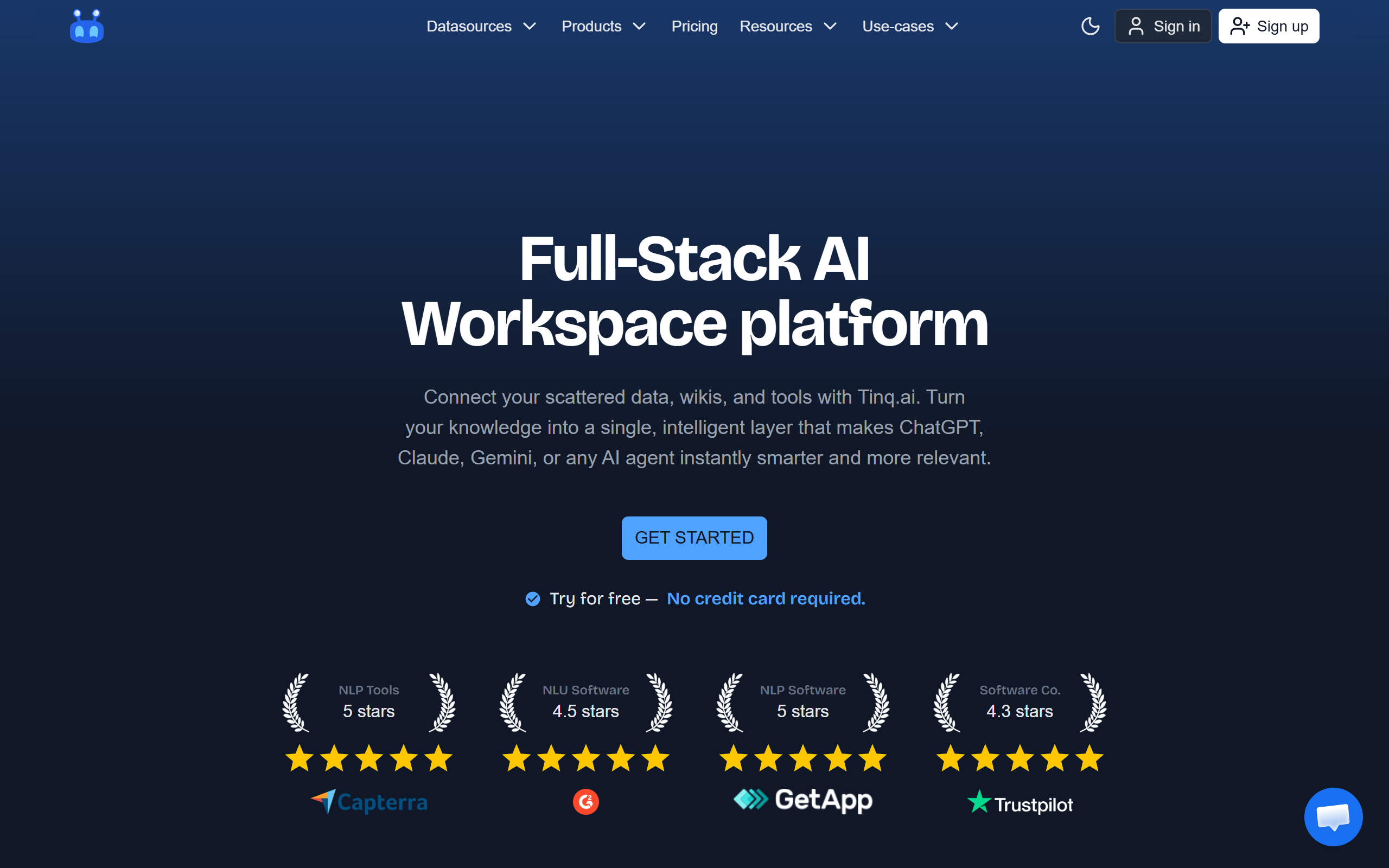 Tinq.ai screenshot