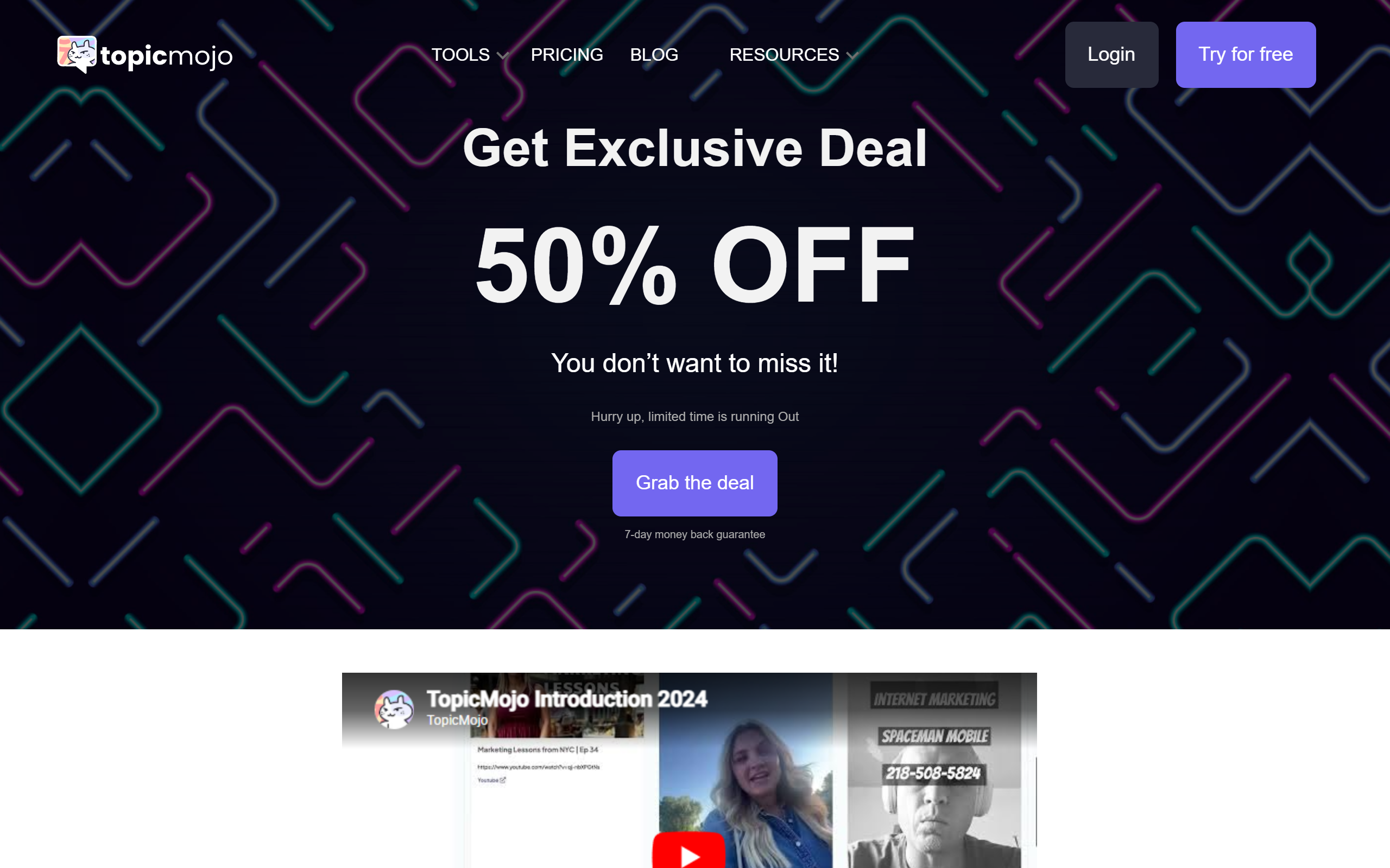 Topic Mojo screenshot
