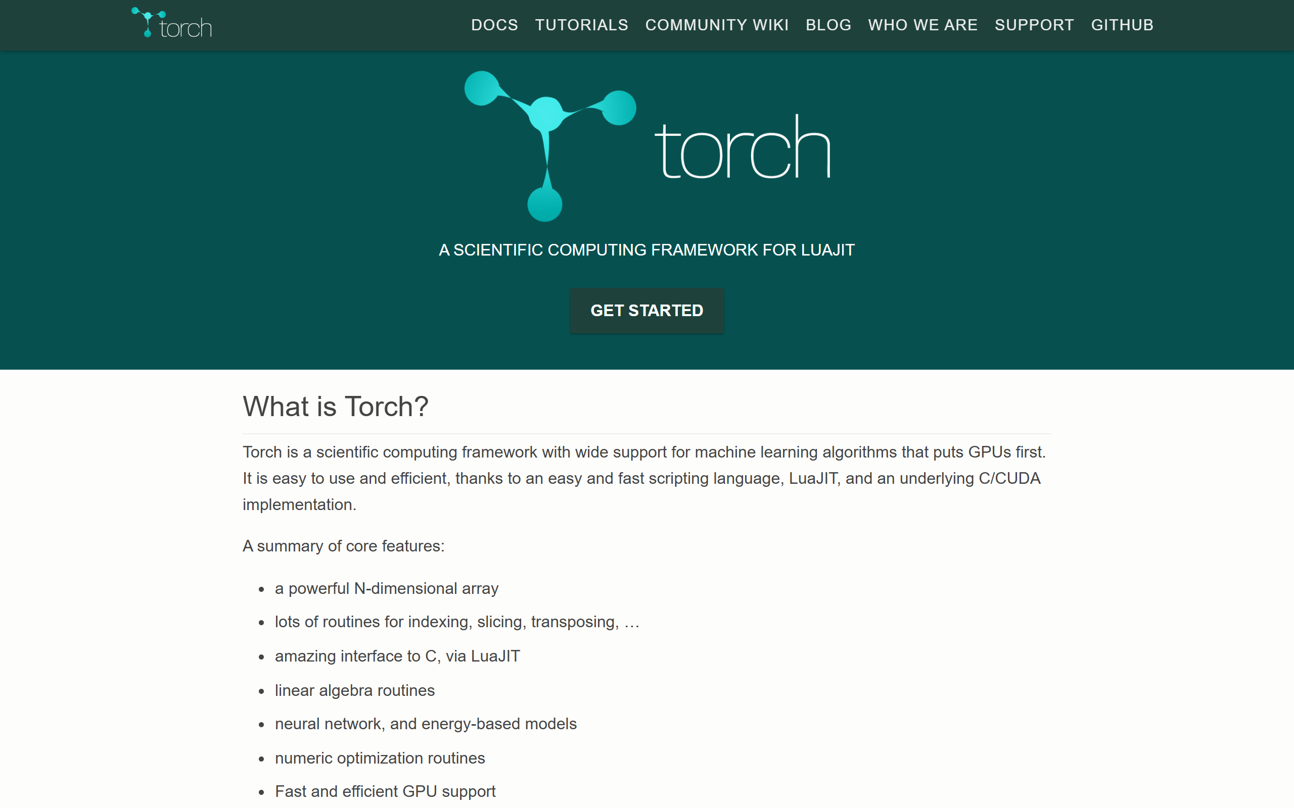 Torch screenshot