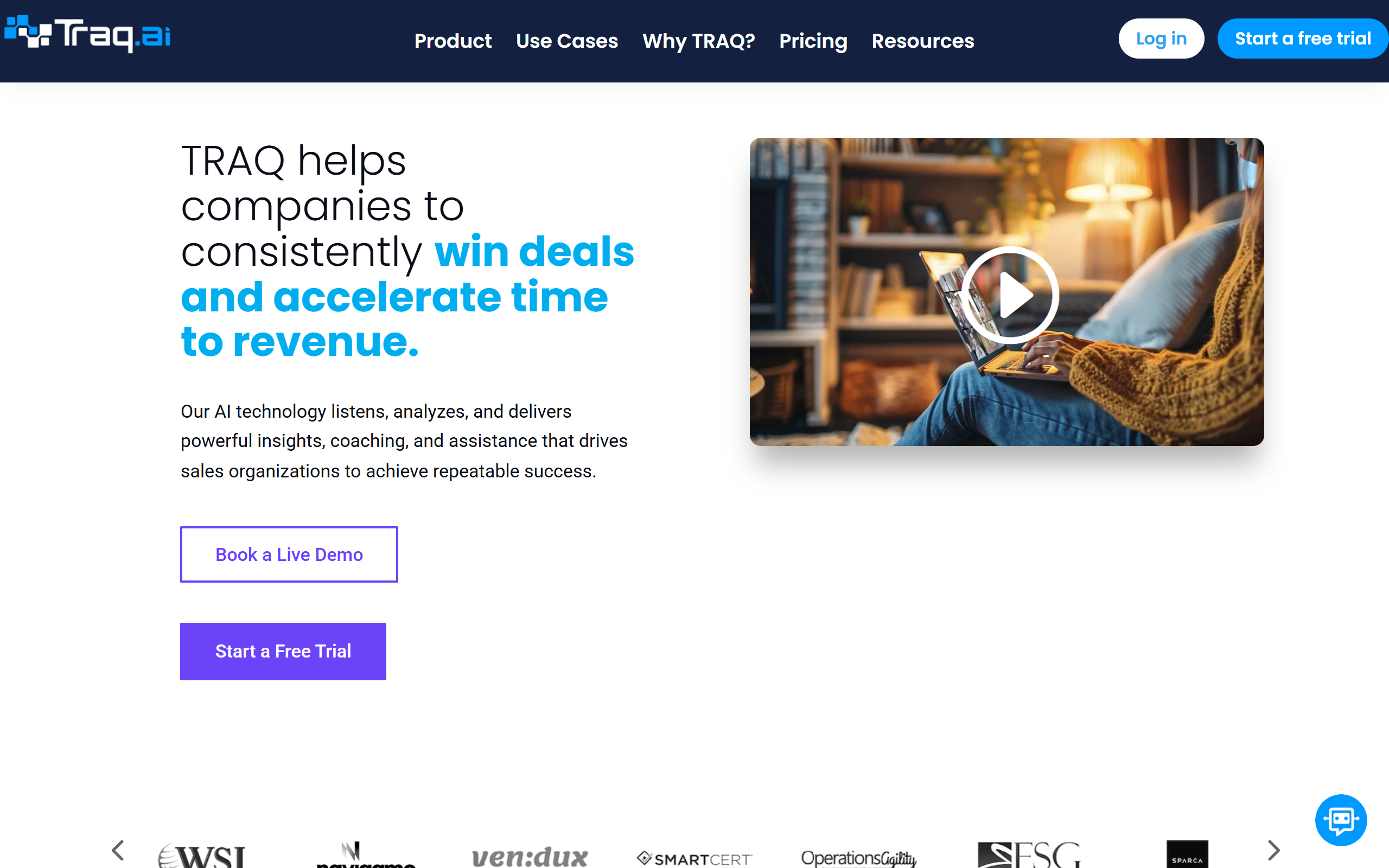 Traq.ai screenshot