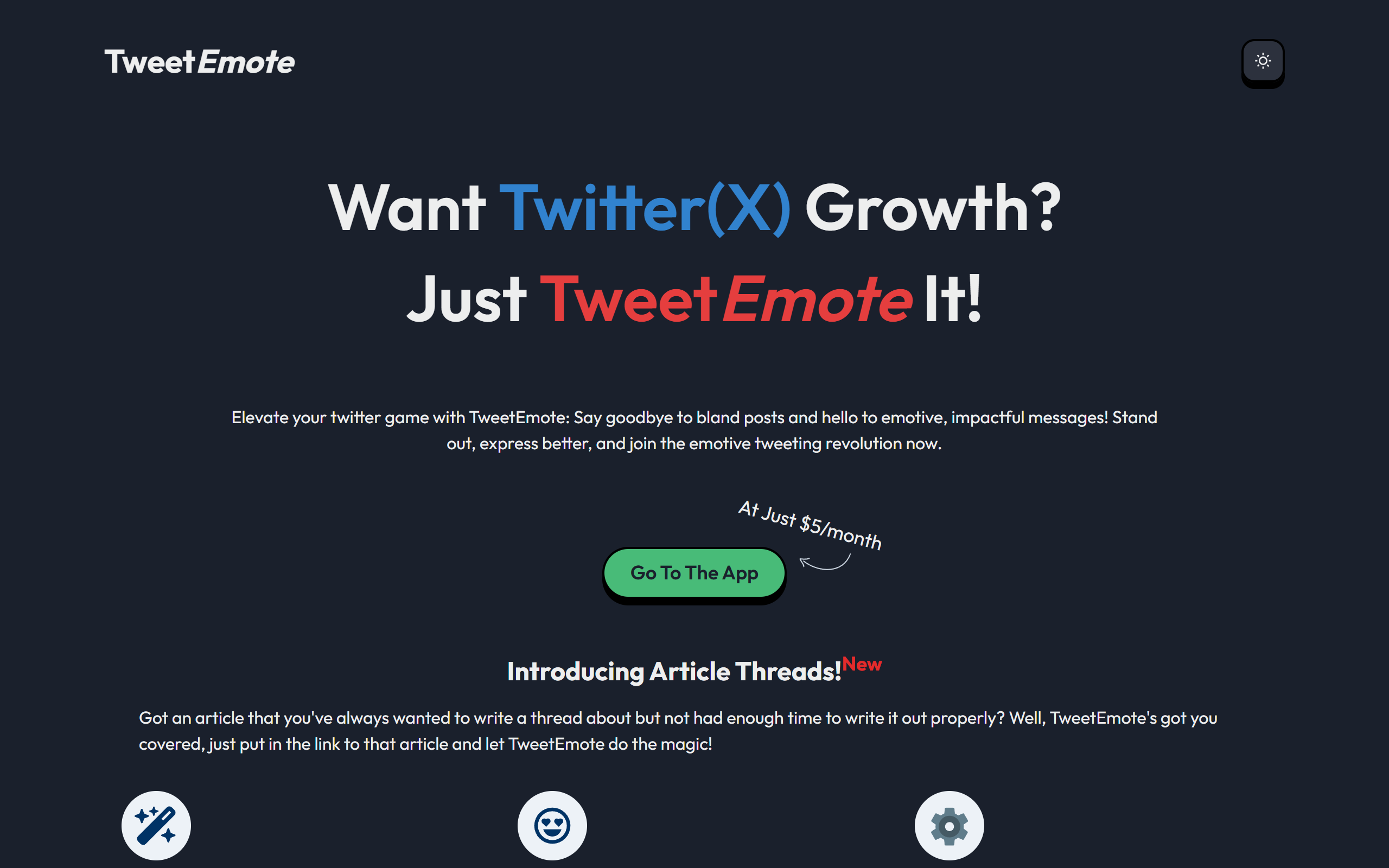 TweetEmote screenshot
