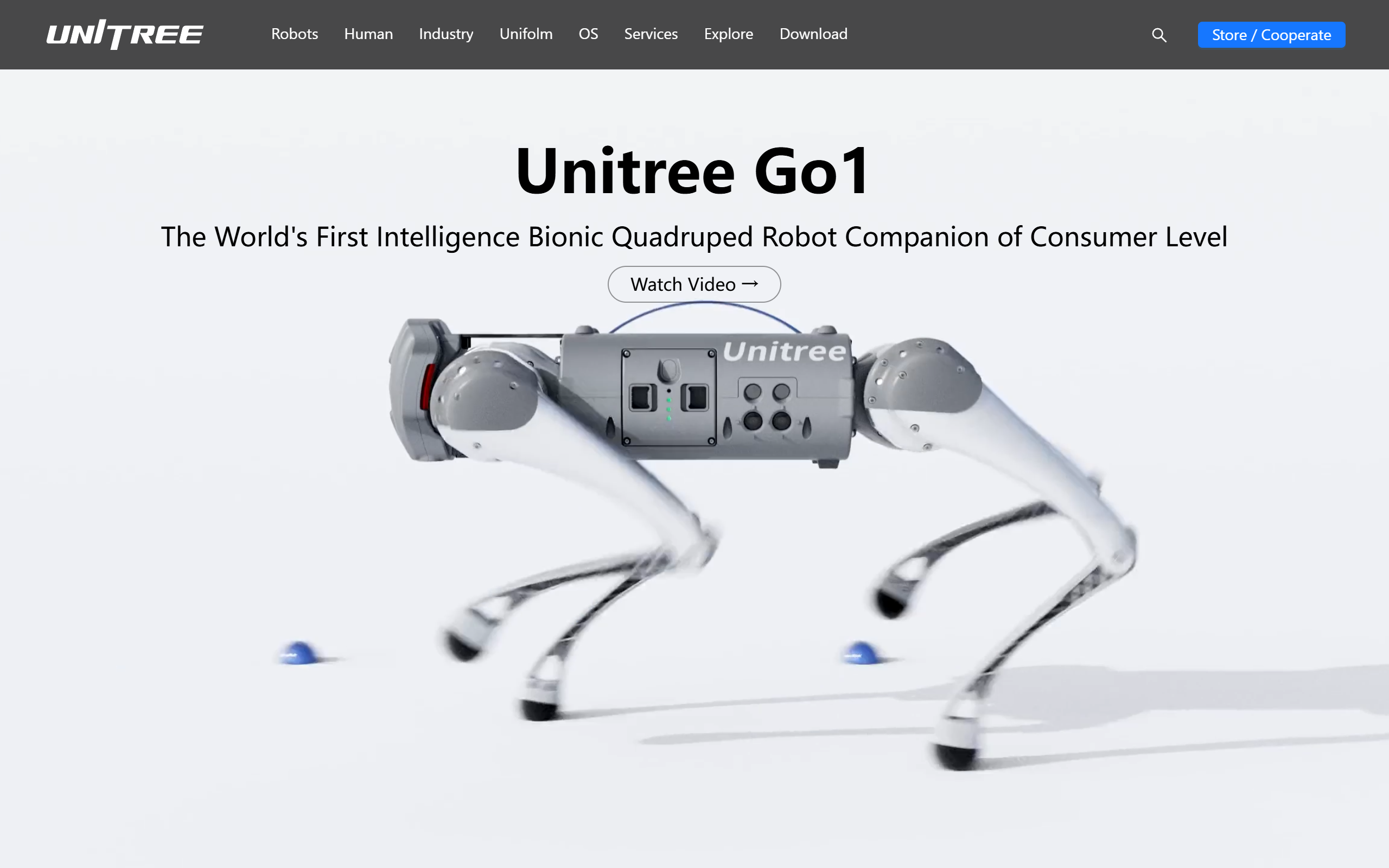 Unitree Robotics Go1 screenshot