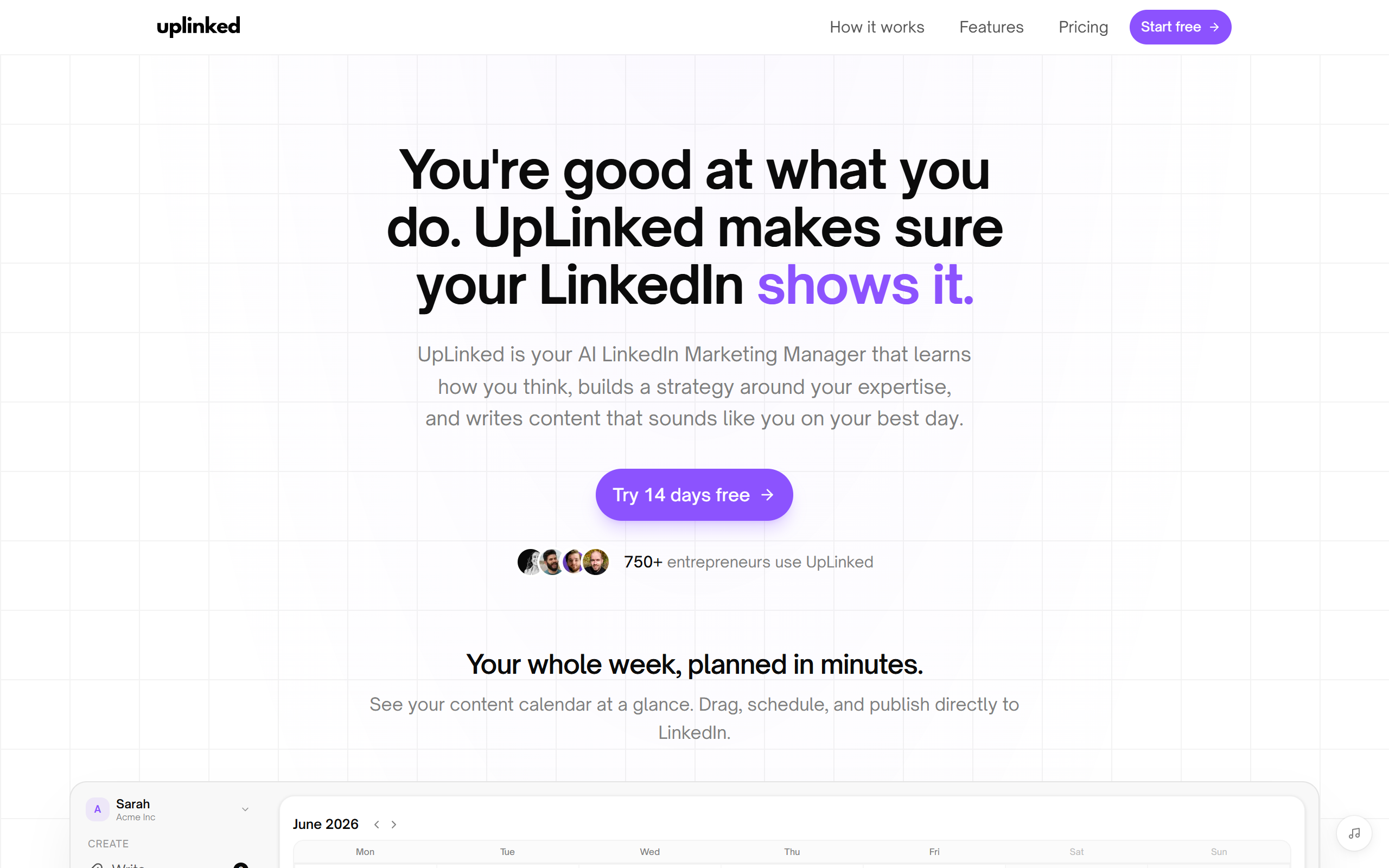 UpLinked B.V. screenshot