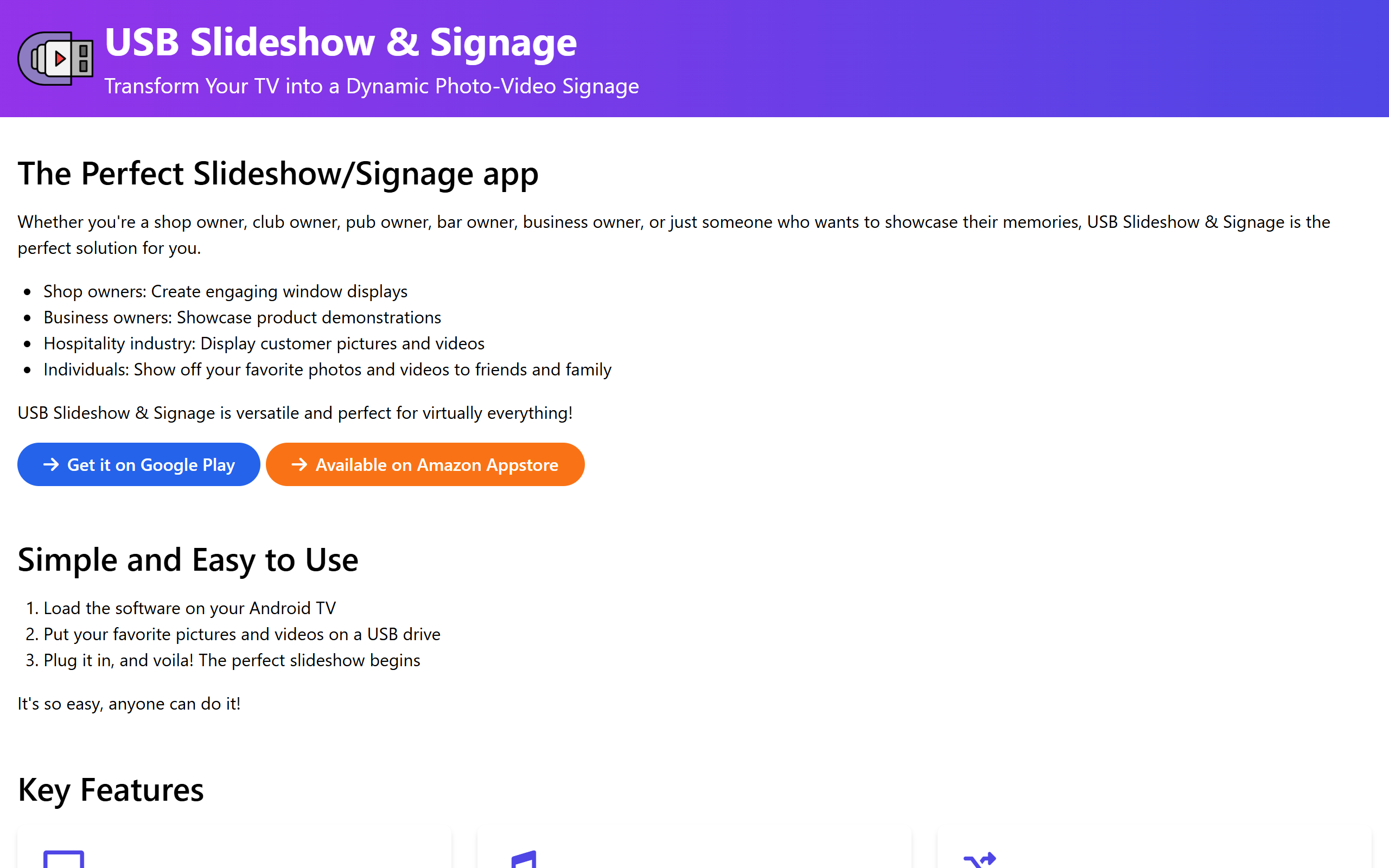 USB Slideshow & Signage screenshot