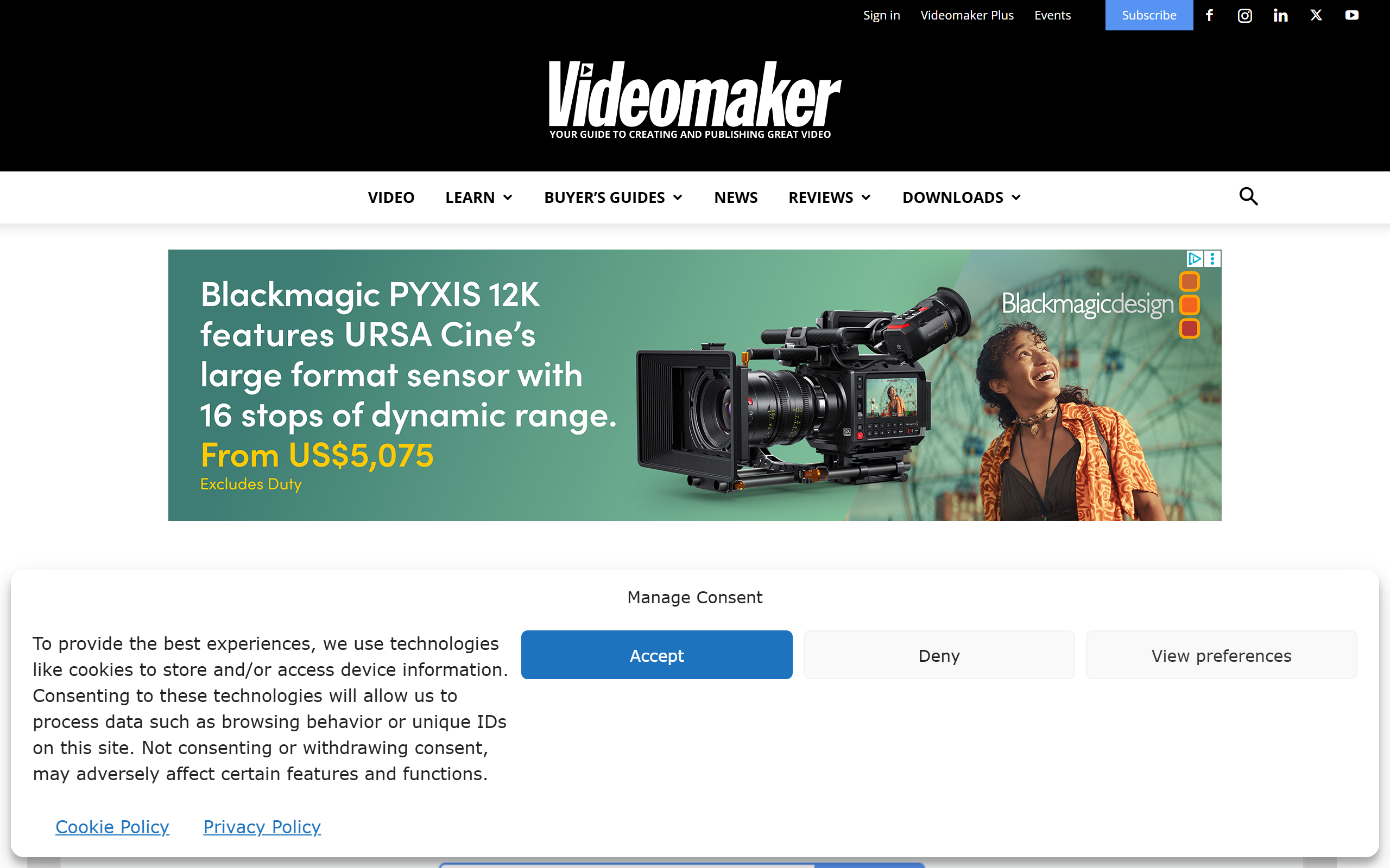Videomaker screenshot