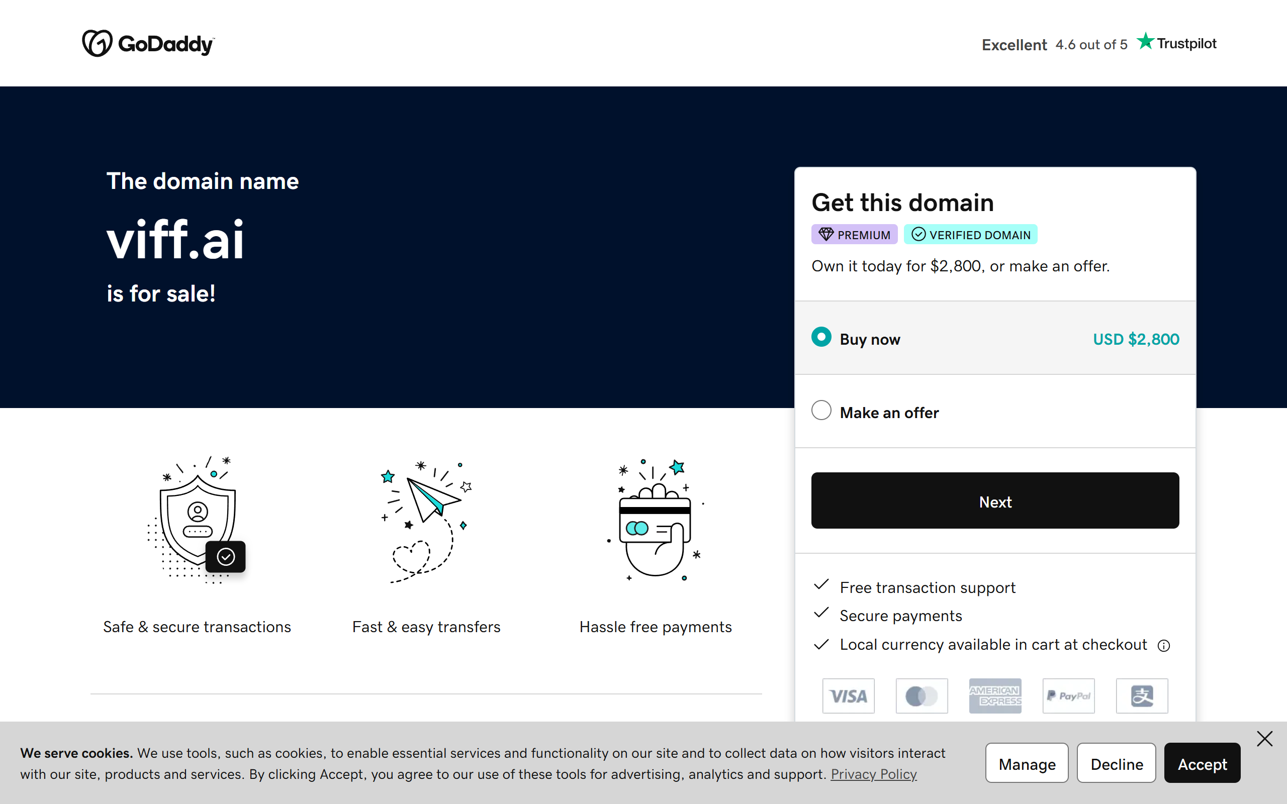 Viff.ai screenshot